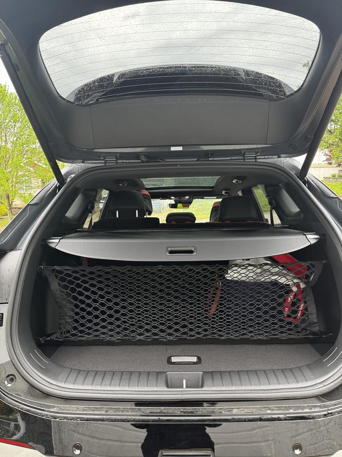for 2023-2026 Kia Sportage Cargo Cover - Leather Retractable Rear Trunk Cover for Kia Sportage 2026 Accessories 2023-2025 Anti-Peeping Security Luggage Shade Shield customer photo 2