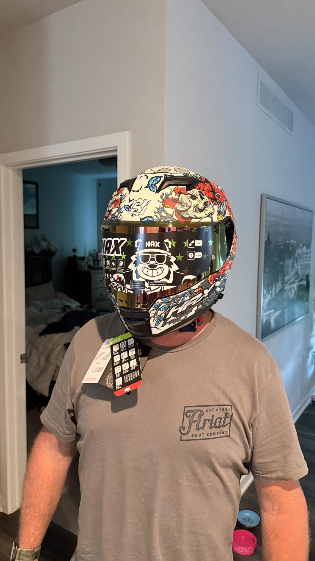 HAX Force Aerodynamic Full Face Motorcycle Helmet for Street Bike DOT & ECE customer photo 1