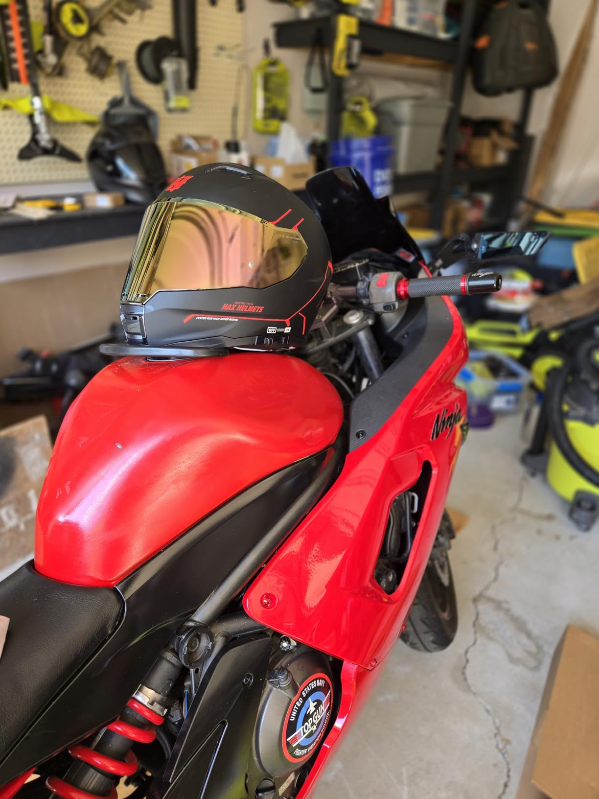 HAX Force Aerodynamic Full Face Motorcycle Helmet for Street Bike DOT & ECE customer photo 2