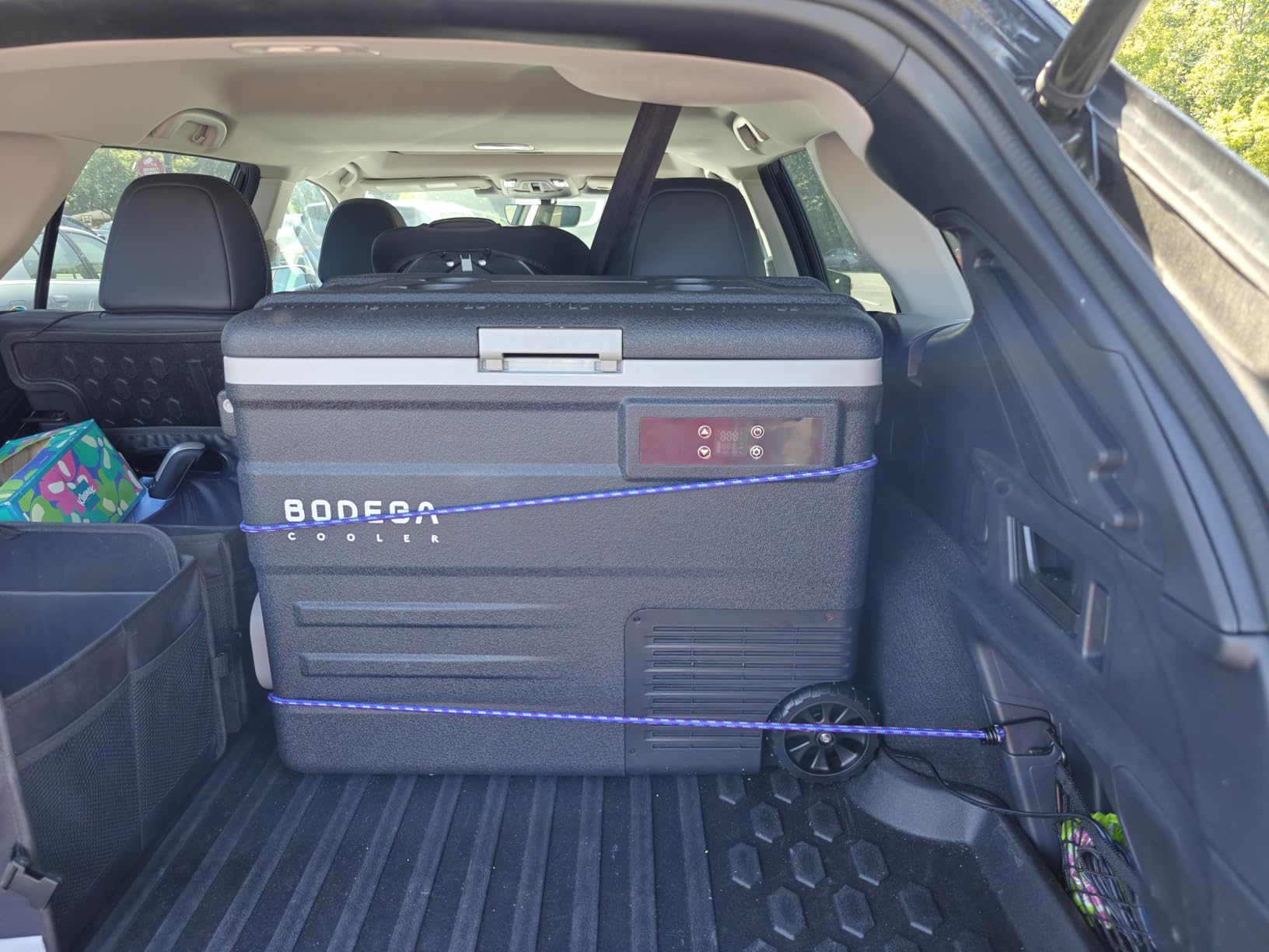 BODEGACOOLER 12 Volt Car Refrigerator,80 Quarts Portable Fridge,75L RV Freezer Single Zone,with APP Control,-4℉-68℉ Car Cooler,12/24V DC & 100-240V AC for Travel, Camping,Outdoor,Truck,SUV customer photo 2
