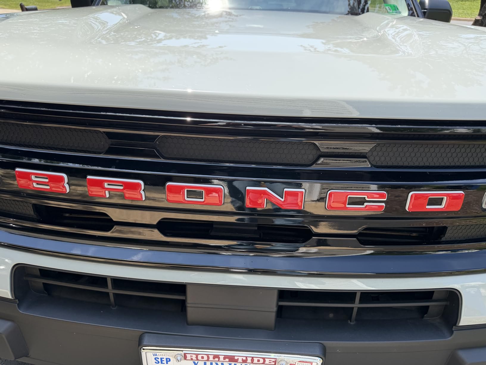 Rear Liftgate Letter Overlays - Compatible with 2021-2026 Bronco Sport customer photo 2