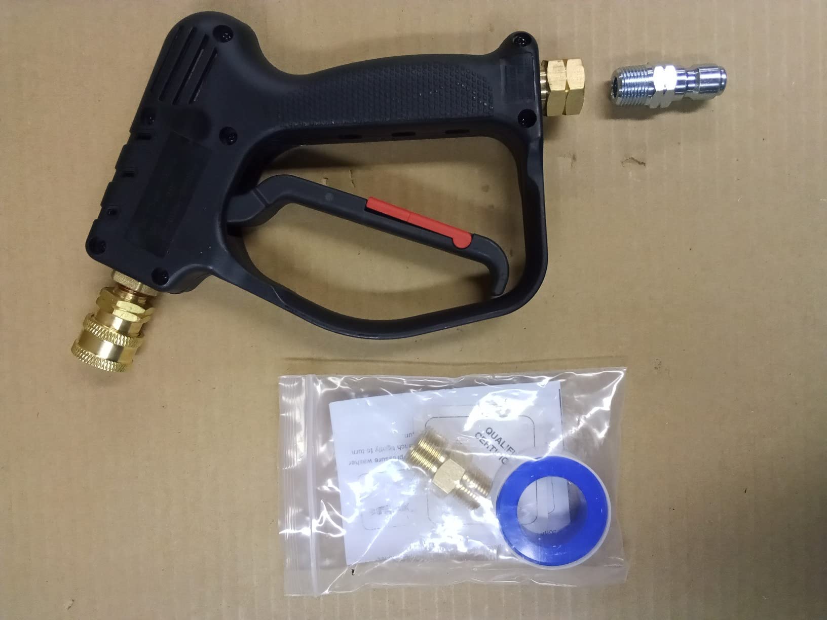 MEKOH Short Pressure Washer Gun 4000PSI, Stubby Pressure Washer Gun 10.5GPM customer photo 1