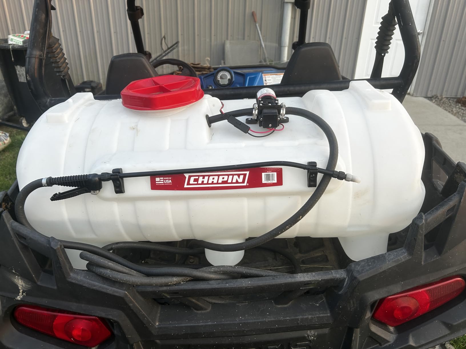 CHAPIN 97154 15-Gallon ATV/UTV Sprayer with 12V Pump & 15-Ft Hose customer photo 2