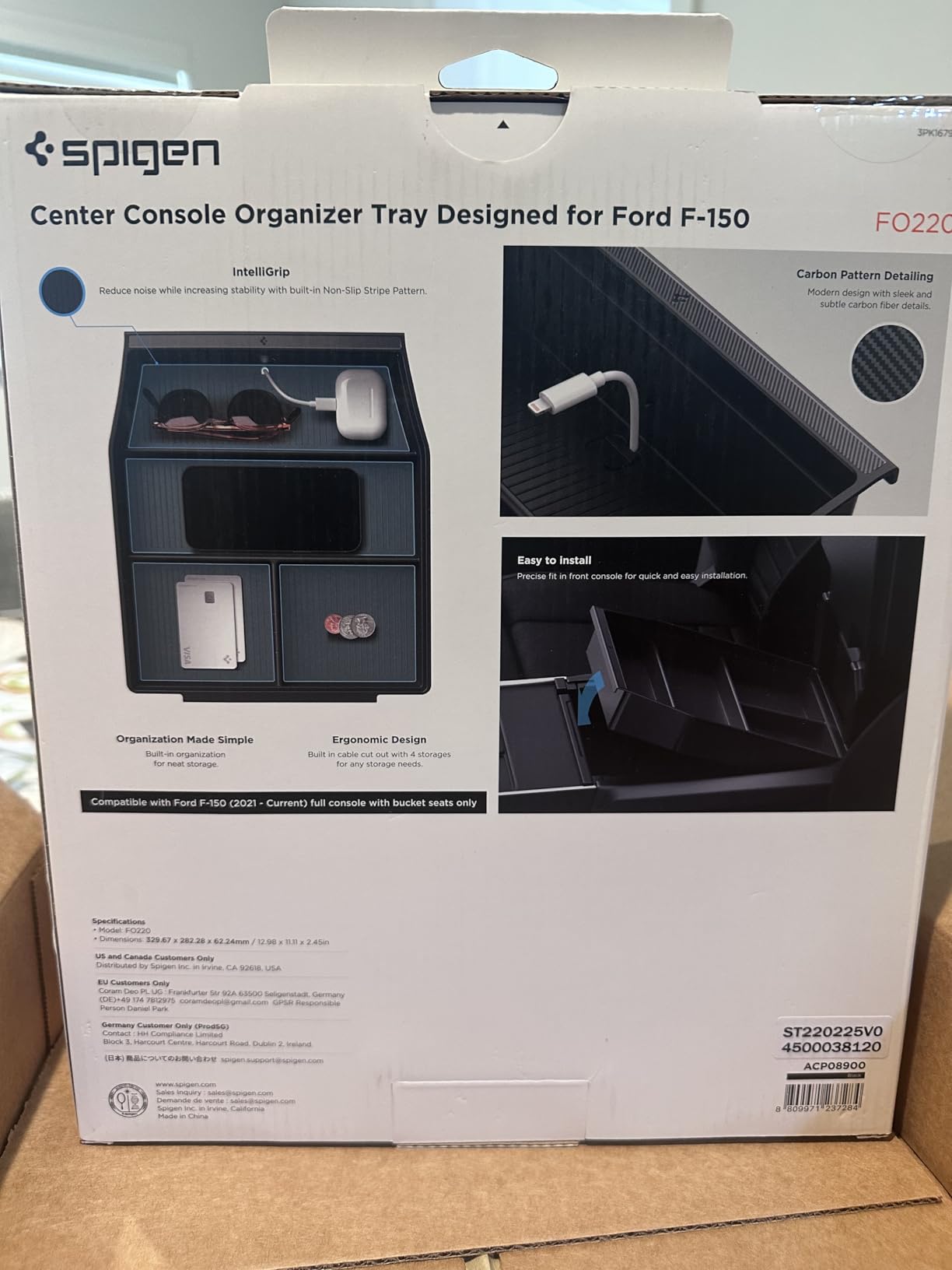 Spigen Console Organizer Tray for Hyundai Ioniq 5 2026 2025 2024 2023 2022 customer photo 2