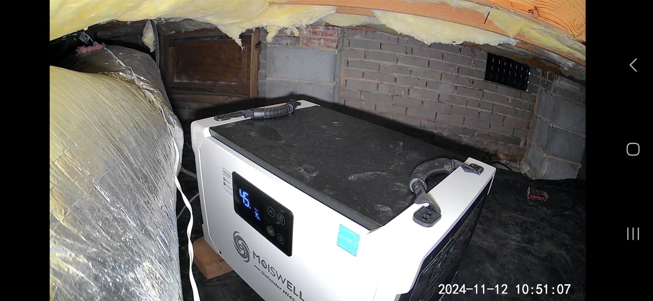 155 Pint Commercial Dehumidifier with Drain Hose for Crawl Spaces customer photo 1