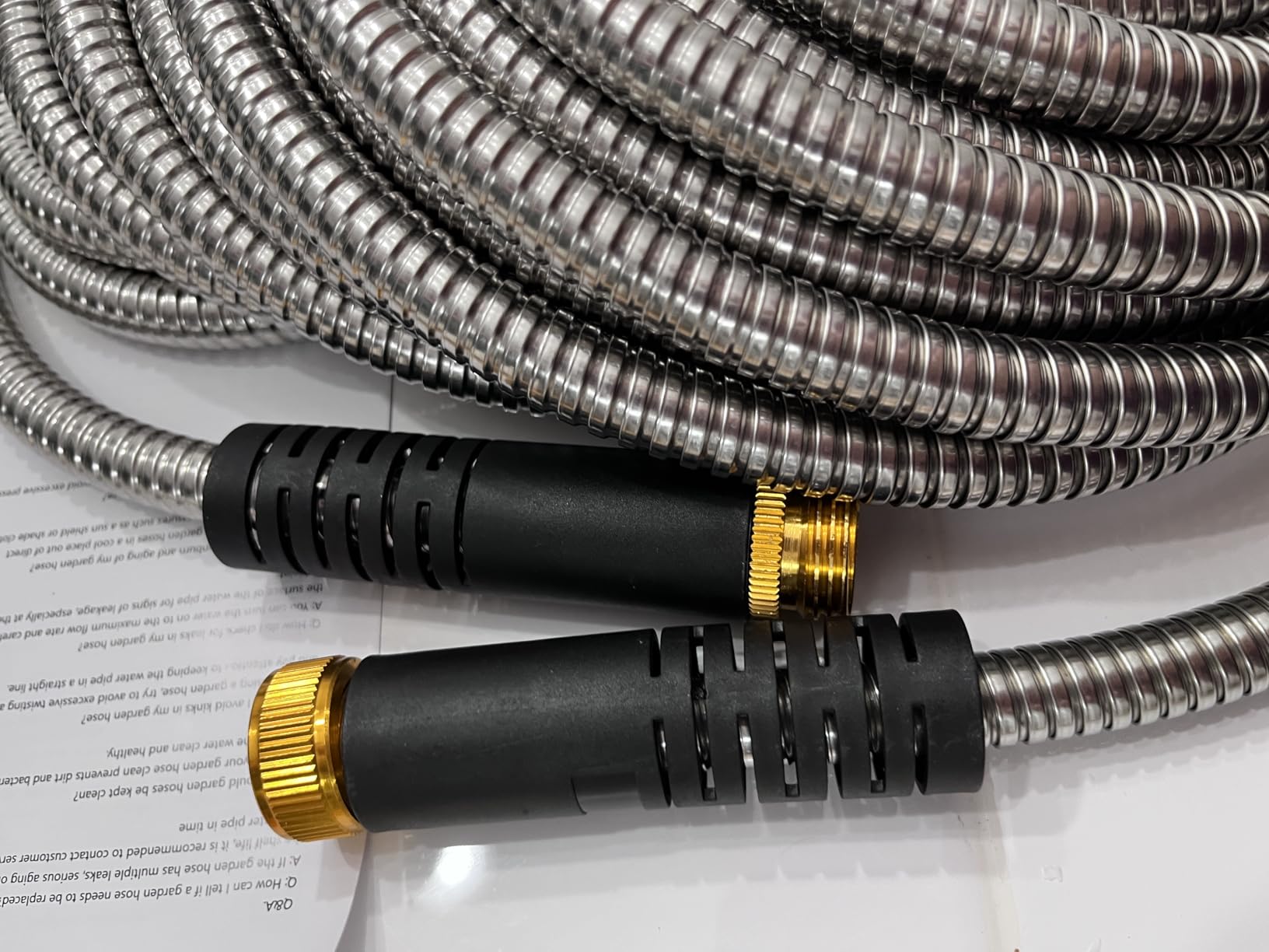 Kebose Garden Hose 50FT, Stainless Steel Hose with 10 Functional Nozzles customer photo 1