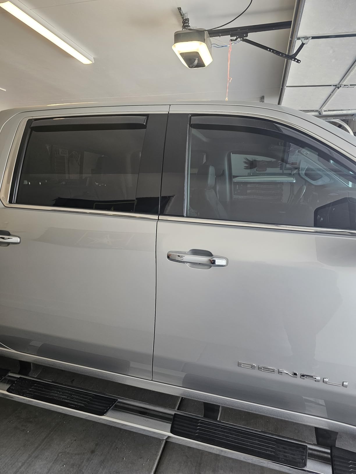 CLIM ART in-Channel Incredibly Durable Rain Guards for GMC Sierra 2500HD/3500HD 2020-2026 Crew Cab, Original Window Deflectors, Vent Window Visors, Vent Deflector, 4 pcs. - 620265 customer photo 2