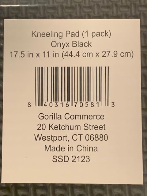 RUGGED RHINO Extra Thick Foam Kneeling Pad for Gardening, Black customer photo 2