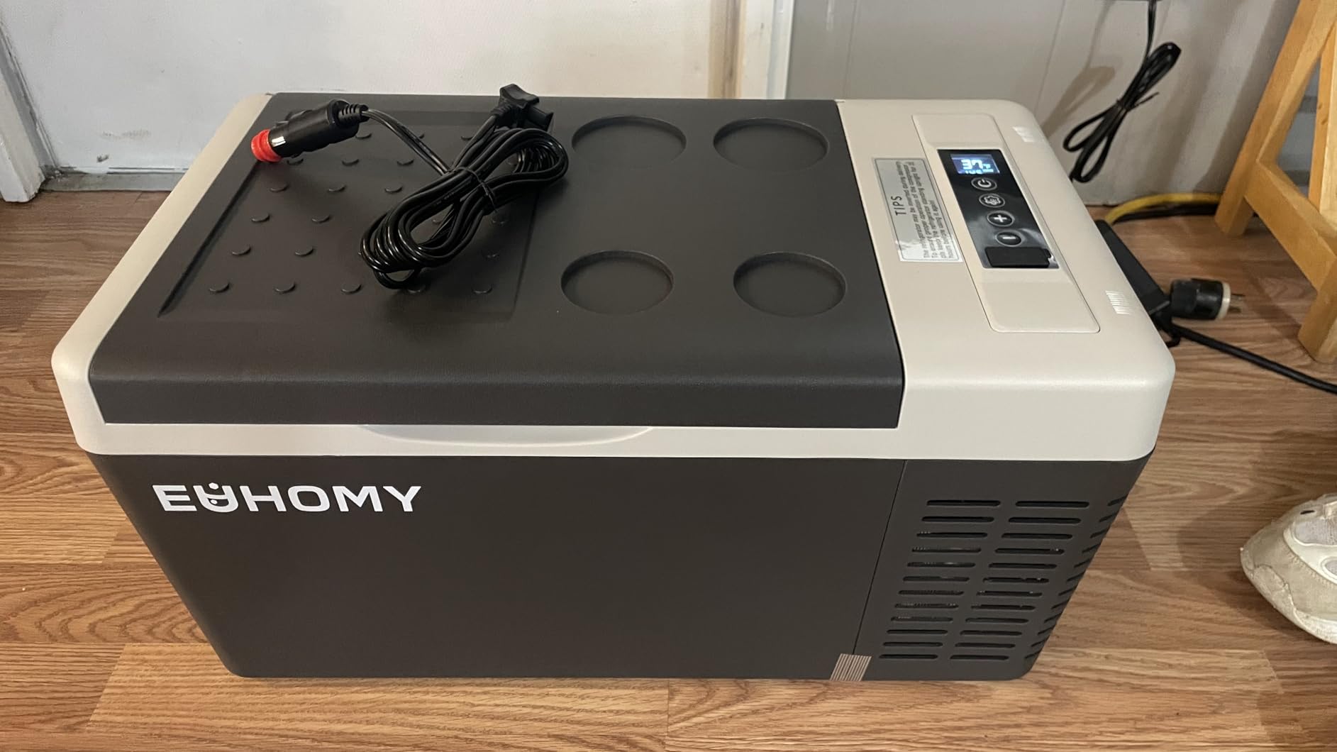 EUHOMY 19QT 12 Volt Refrigerator, -4℉~68℉ Electric Cooler for Car customer photo 1