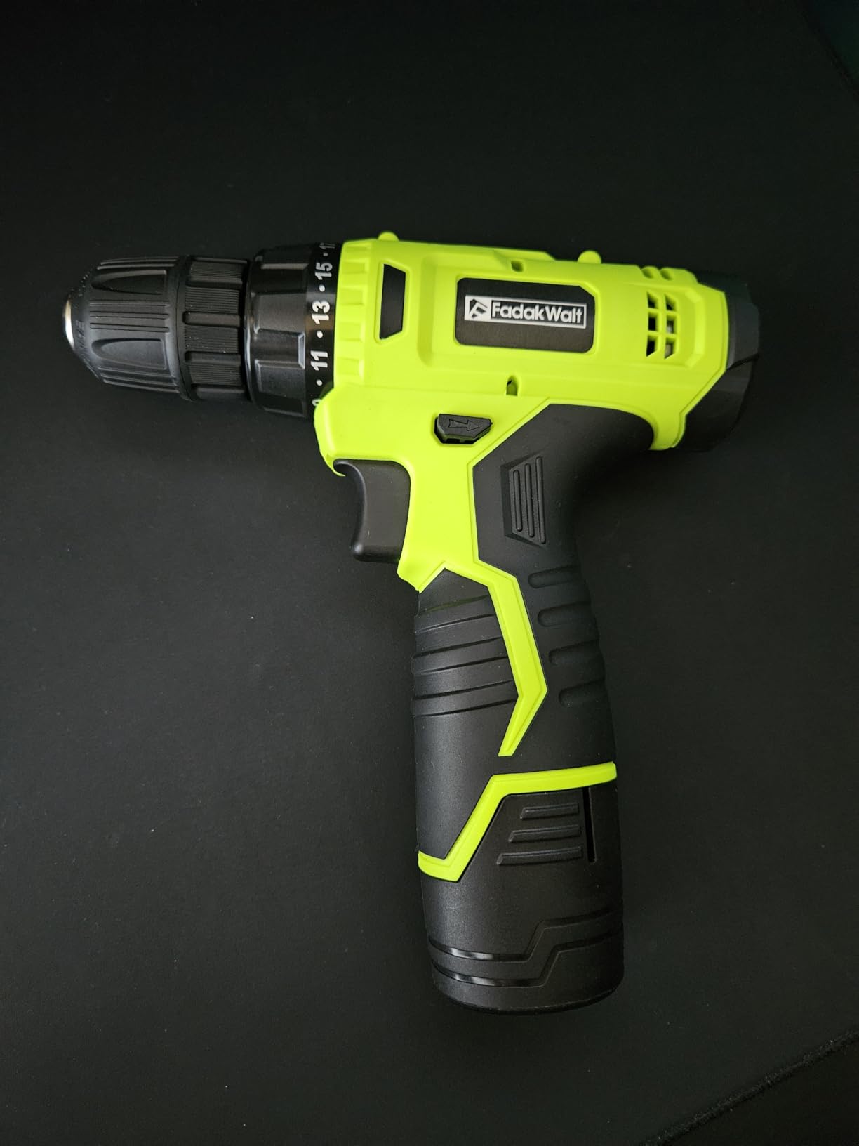 FADAKWALT Cordless Drill Set,12V Power Drill Set with Battery and Charger, Electric Driver/Drill Bits, 3/8'' Keyless Chuck,21+1 Torque Setting, 180 inch-lbs, with LED Electric Drill Set (Green) customer photo 2