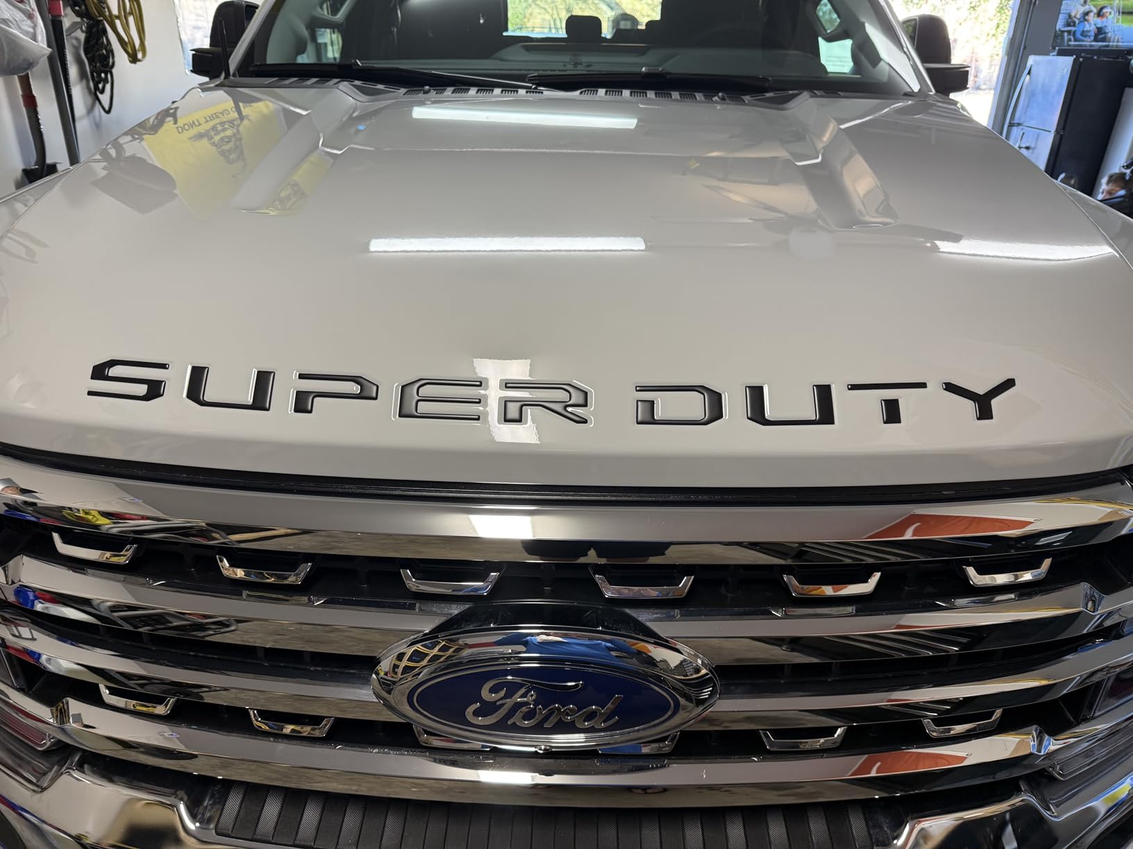 Hood Letter Inserts - Compatible with 2023-2026 Super Duty customer photo 1