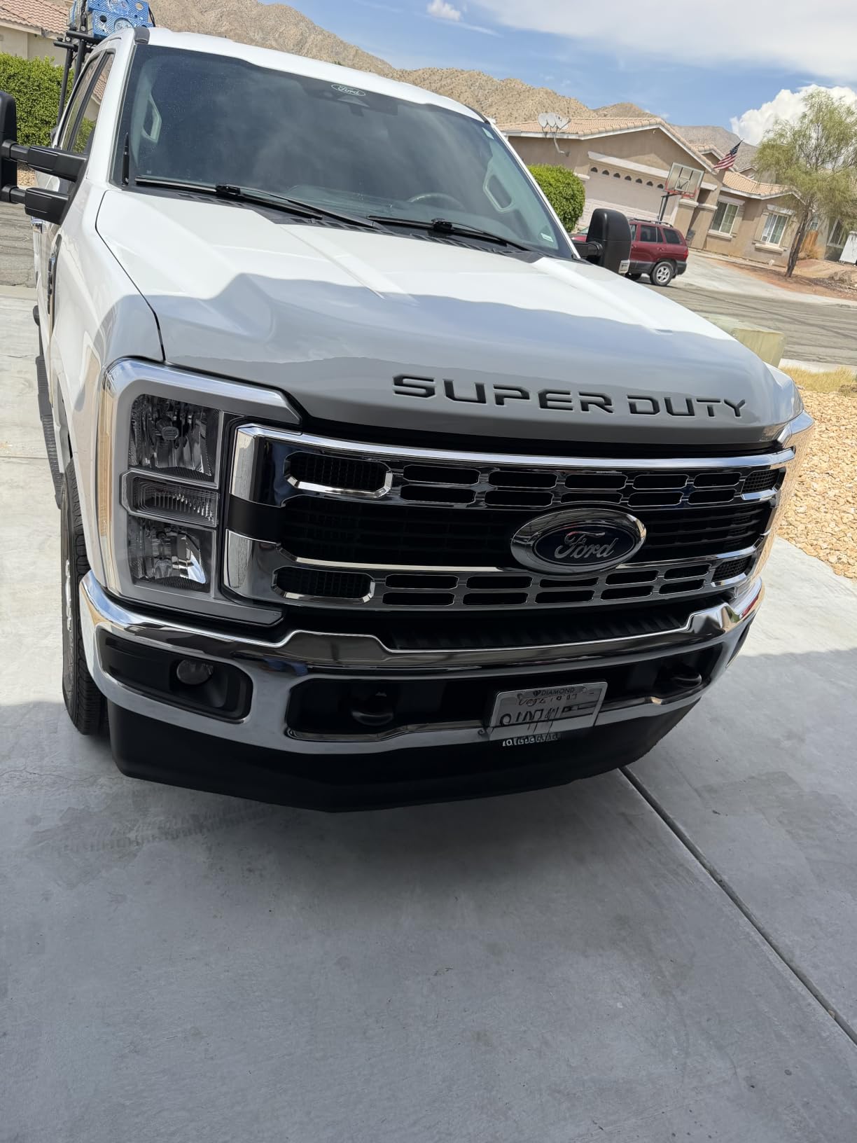 Hood Letter Inserts - Compatible with 2023-2026 Super Duty customer photo 2
