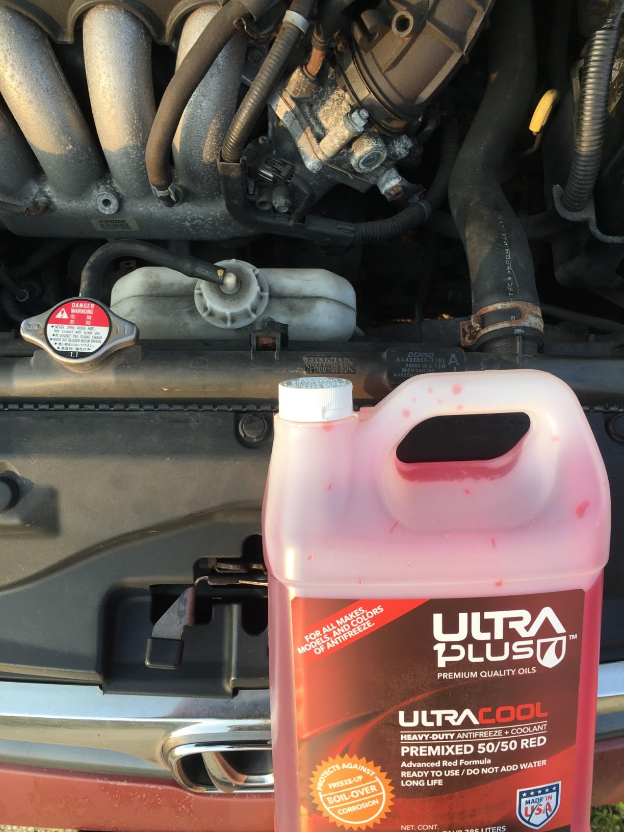UltraCool Antifreeze Coolant Universal Engine 50/50 Red 1 Gallon customer photo 2