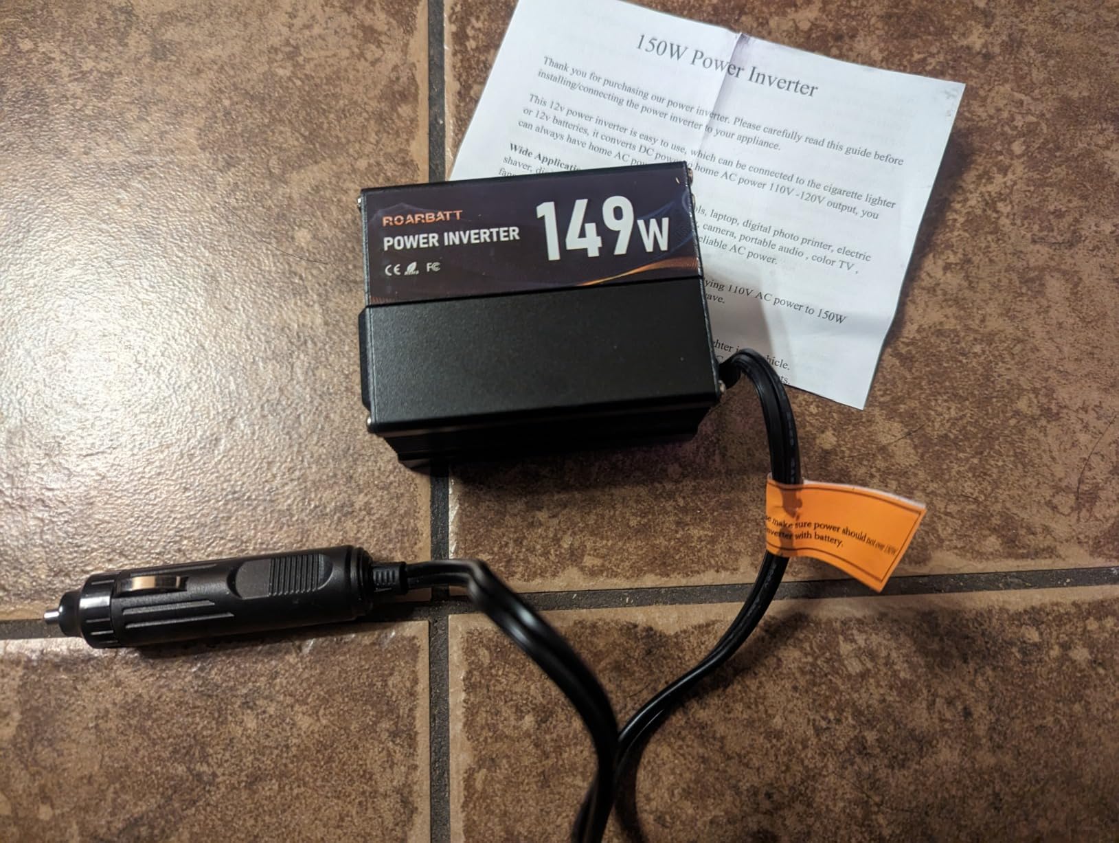 4000W Pure Sine Wave Power Inverter 12V DC to 120V AC, 8000W Peak for RV customer photo 2
