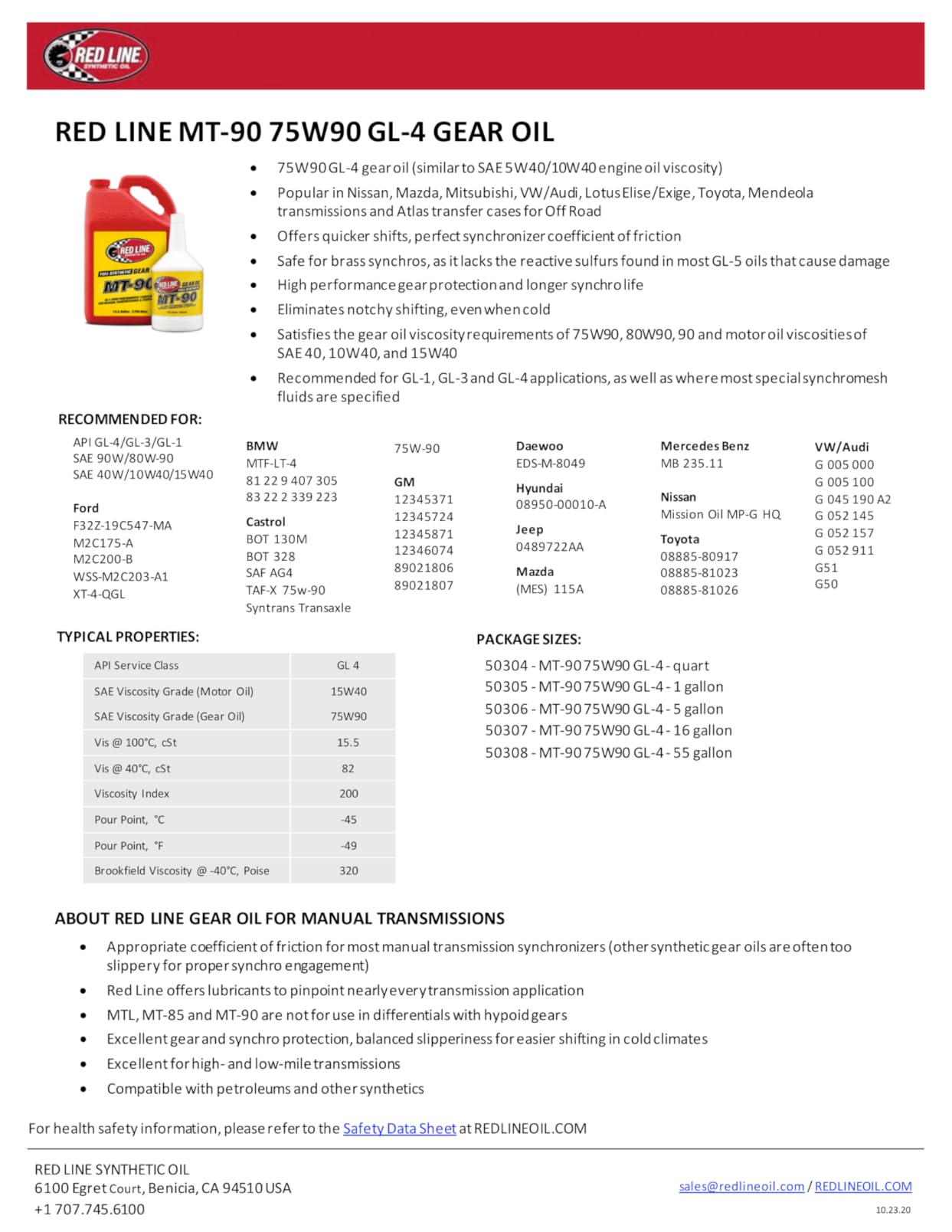 TRIAX Synergy Gear MT 75W-90 GL-4 (MT-90); Full Synthetic Manual Trans Fluid; Smooth Shifting; No Sticking, Slipping, Vibration, or Shudder; Yellow Metal Safe (1 Quart) customer photo 2