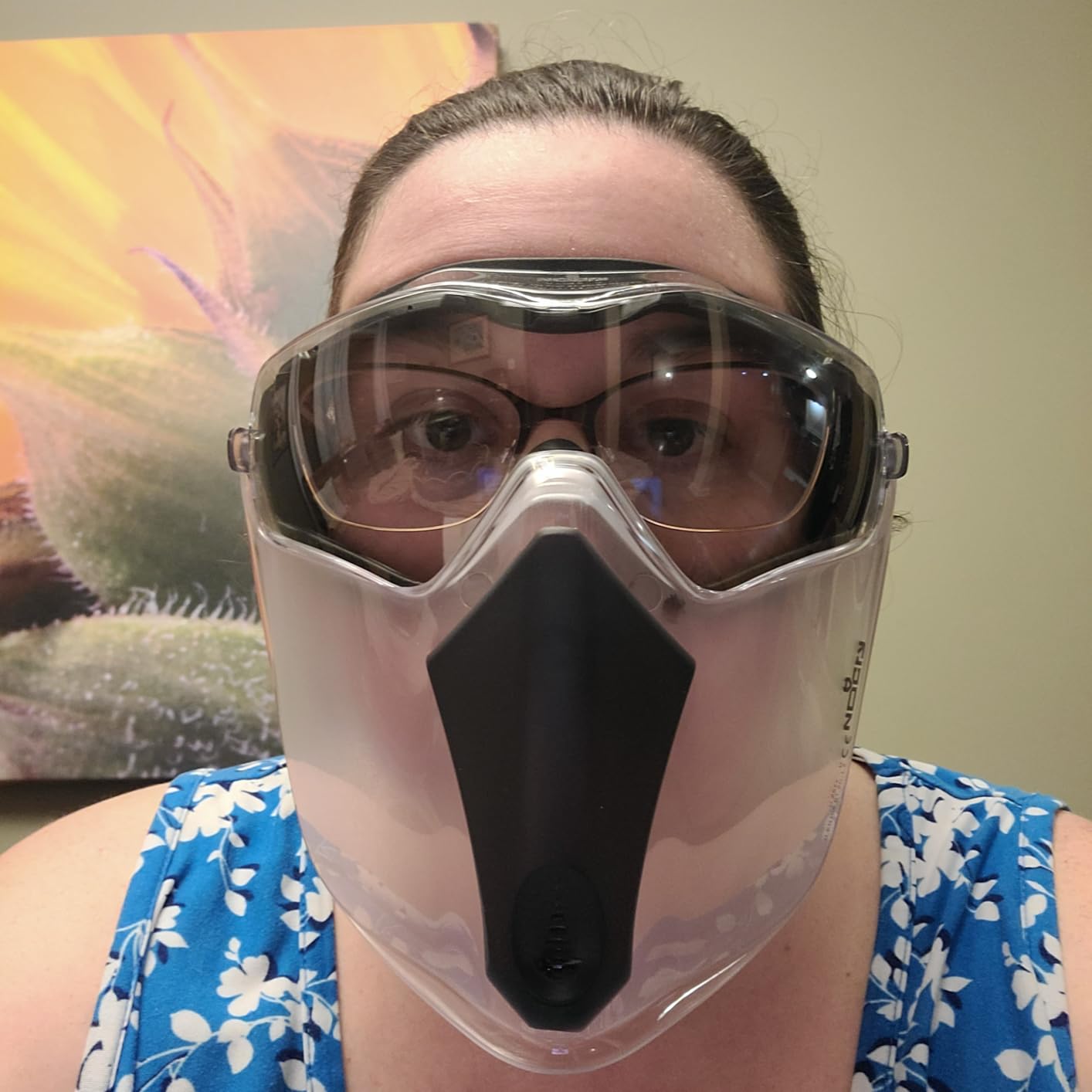 NoCry Safety Face Shield Mask for Work with Premium Anti Fog and Anti Scratch Technology — Durable ANSI Z87+ Certified Grinding Face Shield with Extreme Impact Resistance customer photo 1