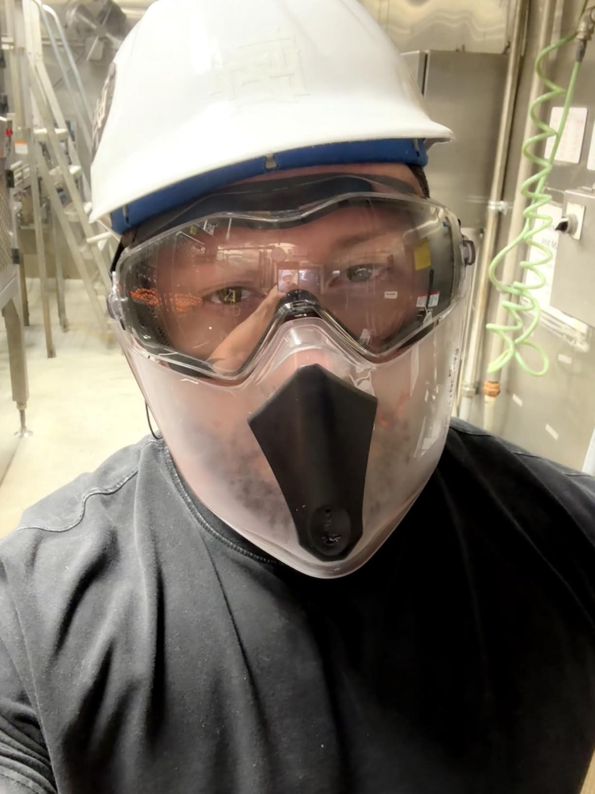 NoCry Safety Face Shield Mask for Work with Premium Anti Fog and Anti Scratch Technology — Durable ANSI Z87+ Certified Grinding Face Shield with Extreme Impact Resistance customer photo 2