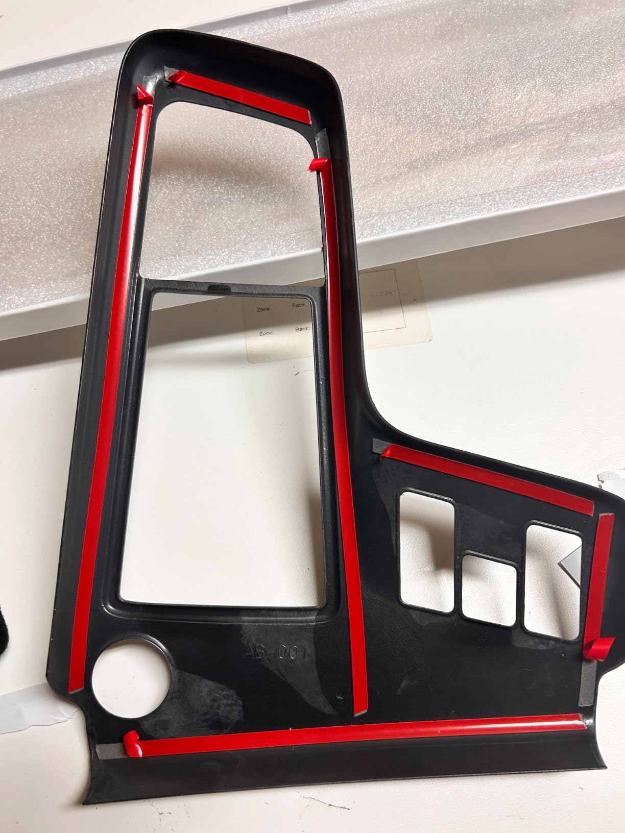 YOUTOOCAR Car Manual Gear Shift Panel Cover Interior Trim Compatible with Kia Sportage 2023-2026 Accessories (Carbon Fiber Pattern) customer photo 1