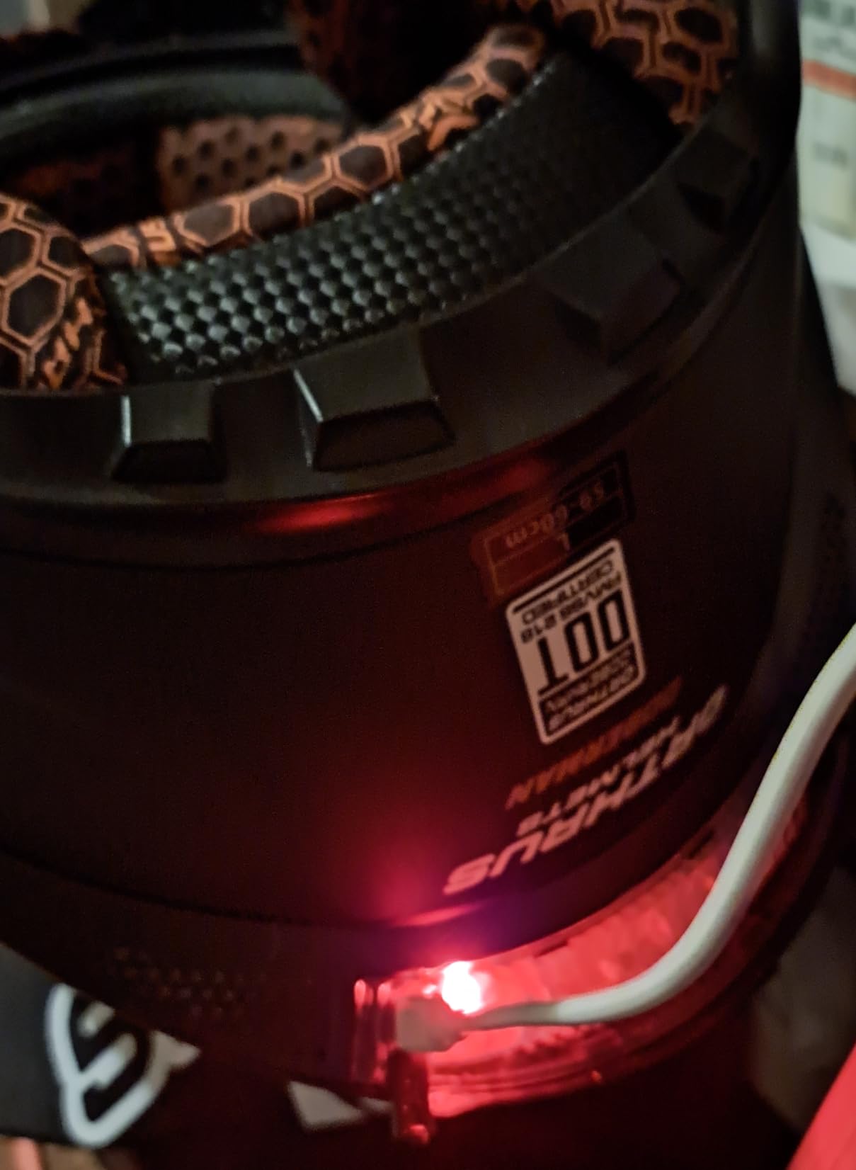 Orthrus Modular Motorcycle Helmet w/ LED Lights, Full Face Helmet for Adult customer photo 2
