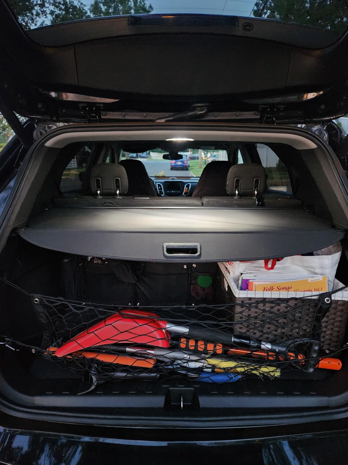 Karltys Envelope Style Cargo Net for Hyundai Tucson 2026 2025 2024 2023 2022 Accessories, Adjustable Elastic Rear Trunk Cargo Net, Heavy Duty Nylon Mesh Storage Netting Organizer customer photo 1
