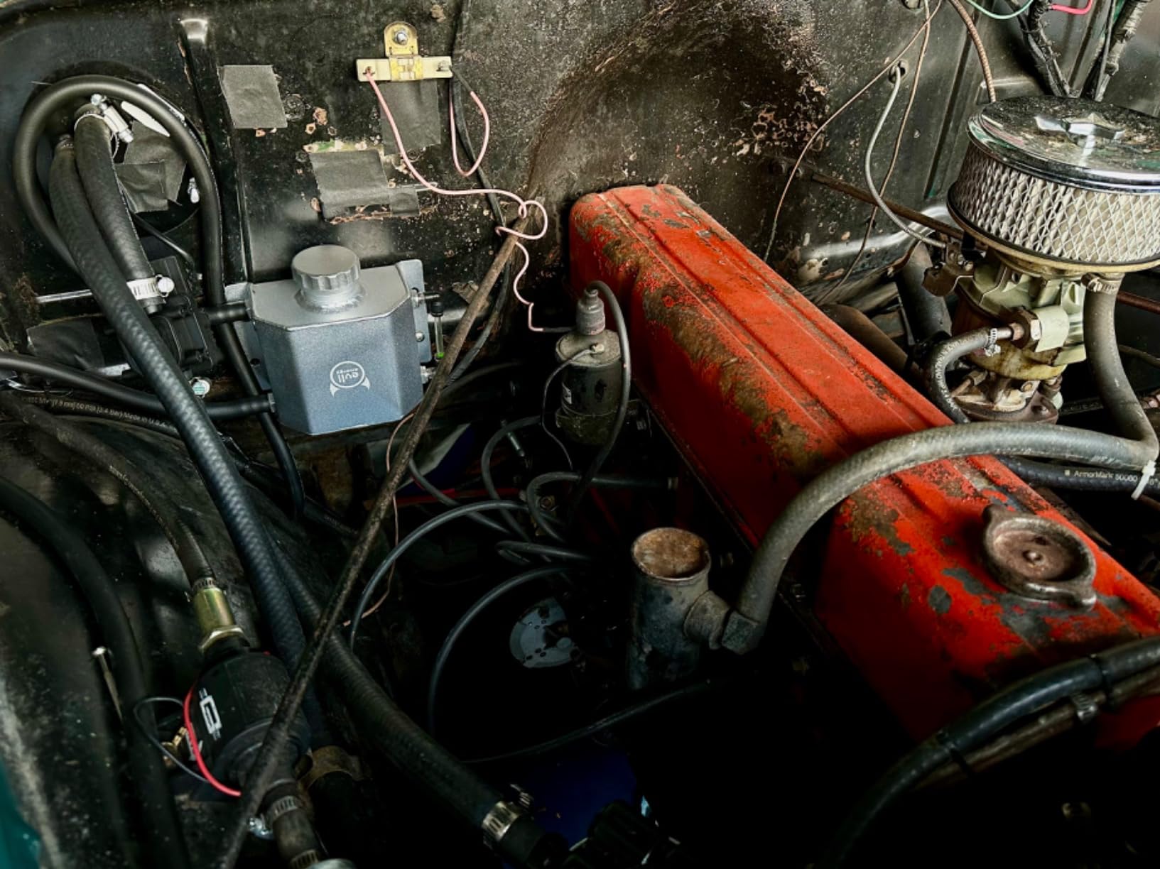 EVIL ENERGY Radiator Coolant Overflow Tank, Coolant Recovery Tank Aluminum 2L Silver customer photo 2