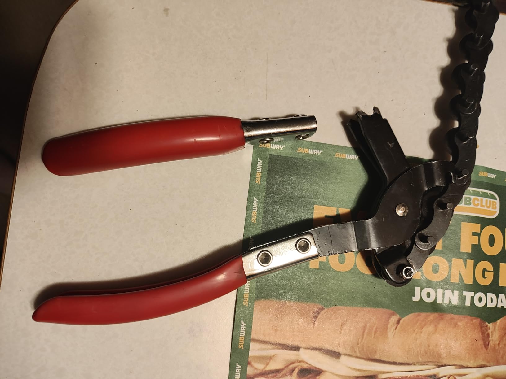 Exhaust Pipe Cutter Tool and Hanger Removal Pliers - Effortlessly Cut and Disassemble Exhaust Pipes - Perfect for Auto Repair customer photo 1