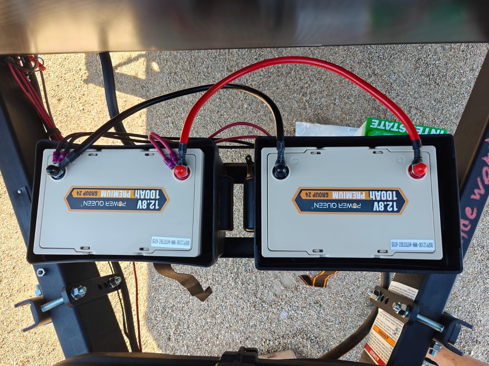 power queen 12V 100Ah LiFePO4 Battery, Group 24 RV Lithium Battery customer photo 1