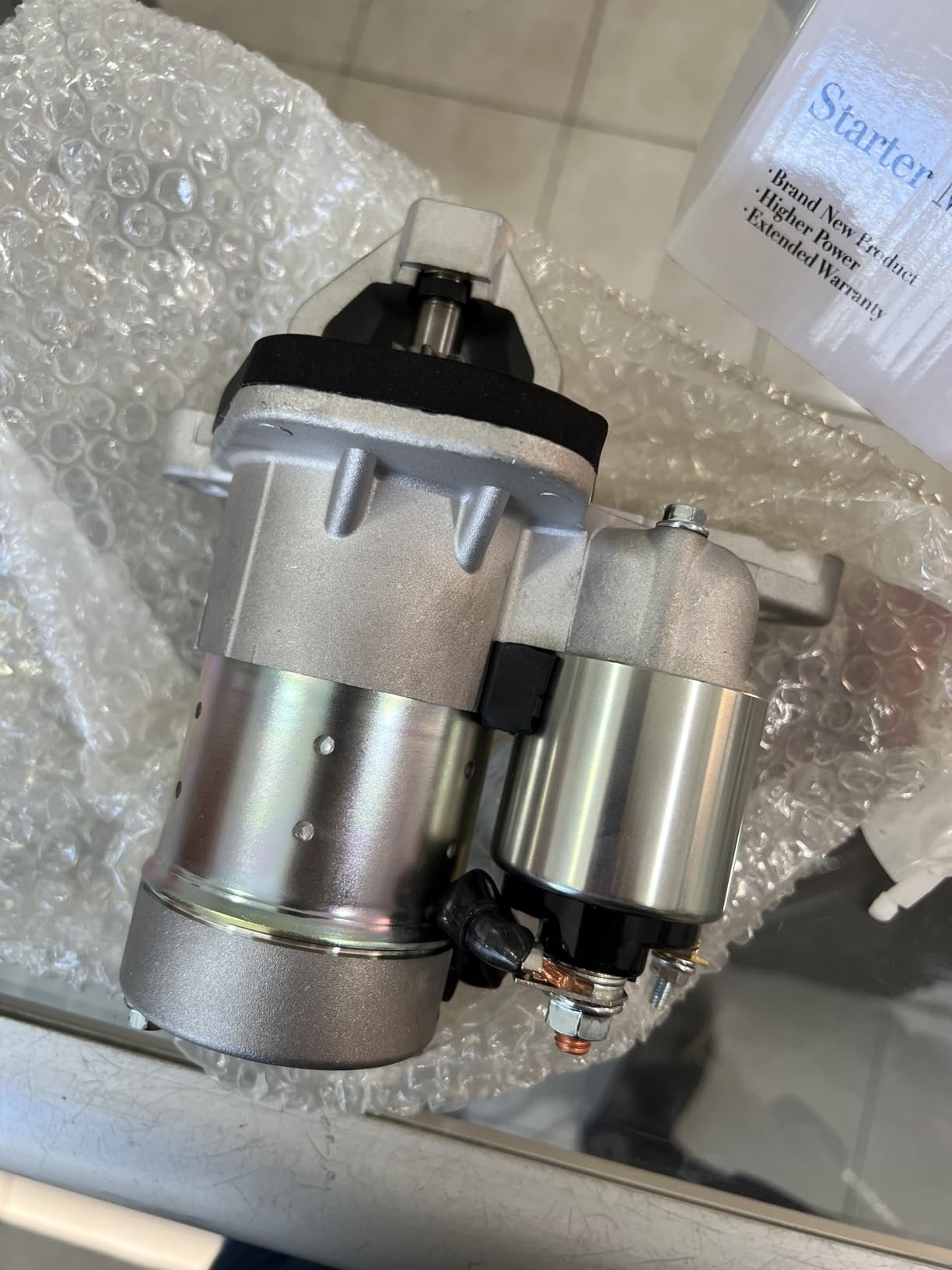 19068 New Starter Motor Replacement for 2009-2022 Nissan Titan Armada Pathfinder NV2500 NV3500 Infiniti QX56 QX80 QX70 Q70 Q70L FX50 M56 5.6 5.0 V8 Engine OE#: 23300-1CA0A 410-48313 customer photo 2