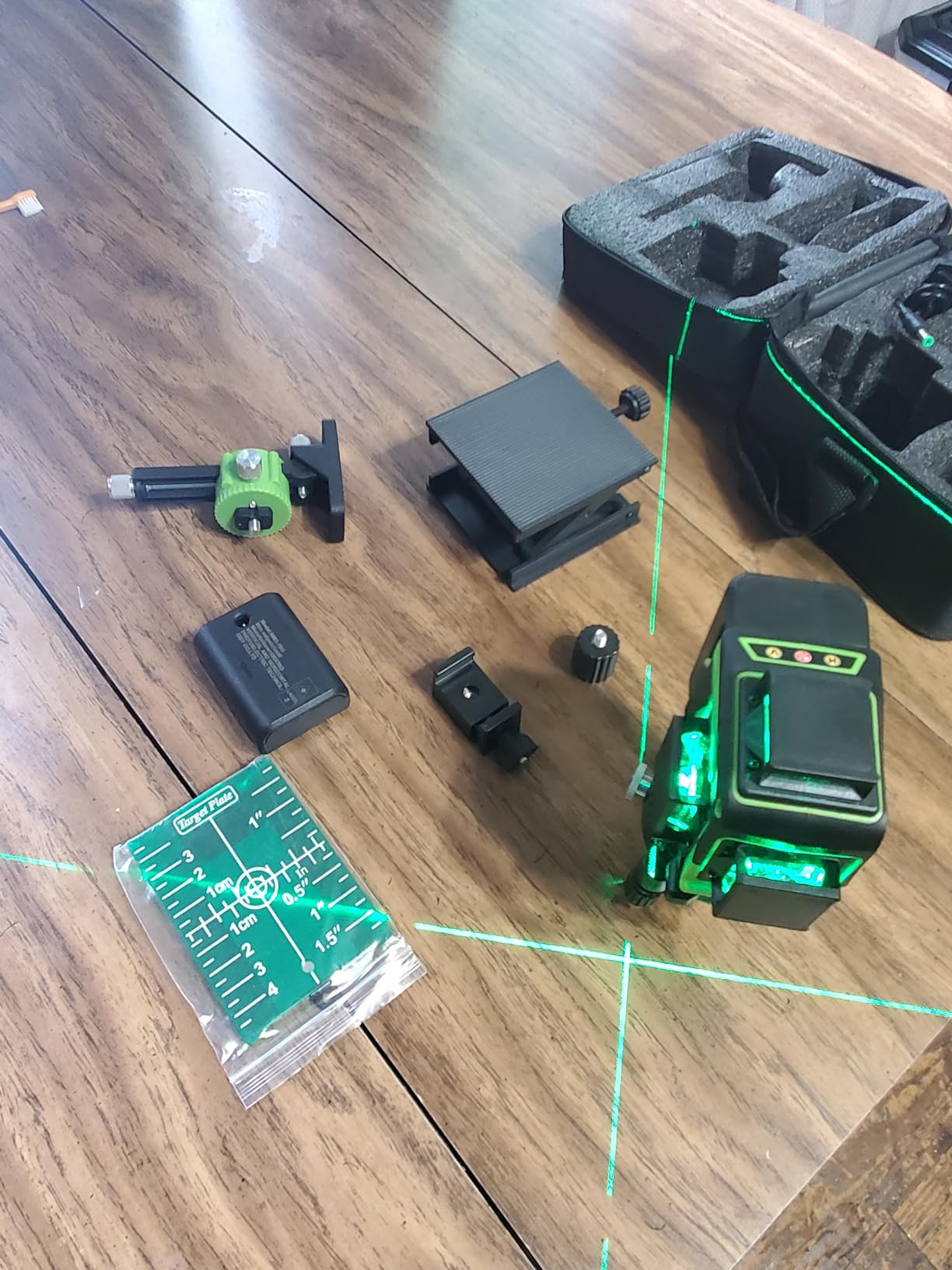 16 Line Laser Level 360 Self Leveling,4D 4x360° Green lazer Leveler Tool customer photo 1