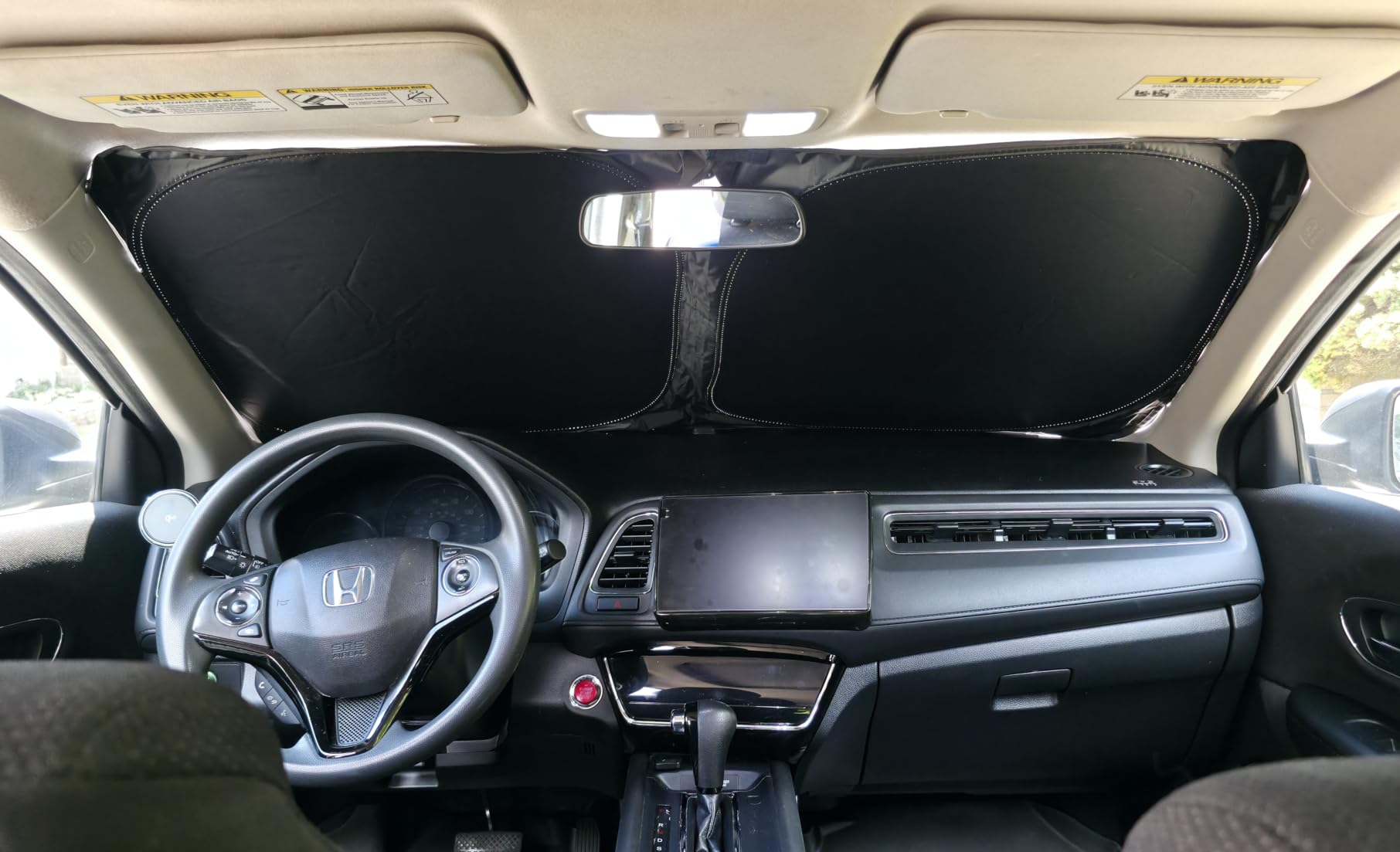 Proadsy Custom Fit Car Windshield Sun Shade for 2022-2026 Jeep Wagoneer customer photo 2