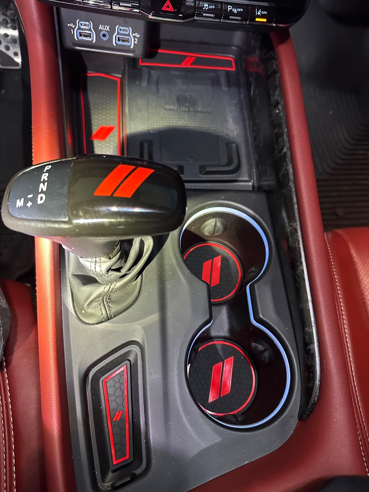 Cup Holder Inserts for Dodge Durango Accessories 2021-2024 2025 2026 customer photo 1
