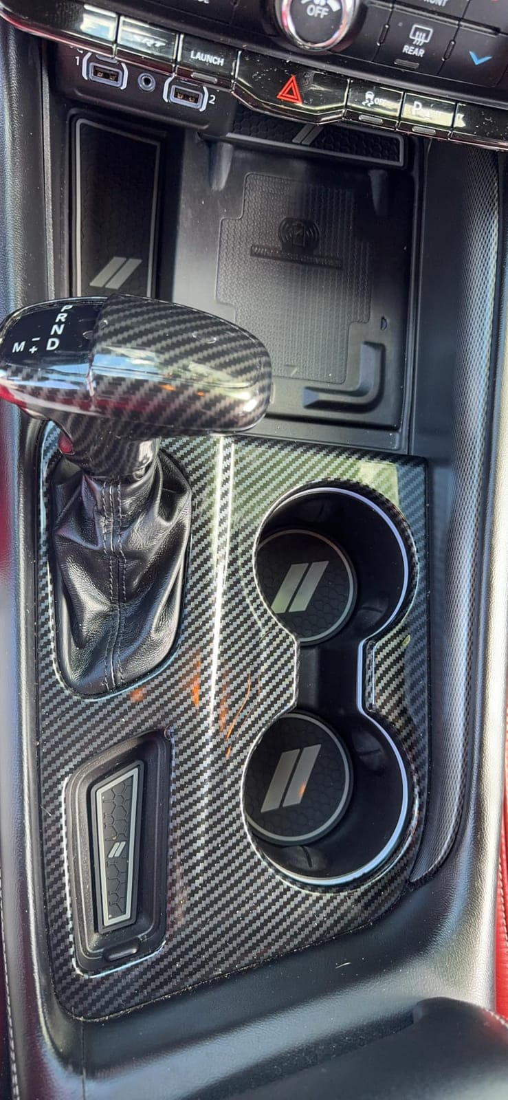 Cup Holder Inserts for Dodge Durango Accessories 2021-2024 2025 2026 customer photo 2