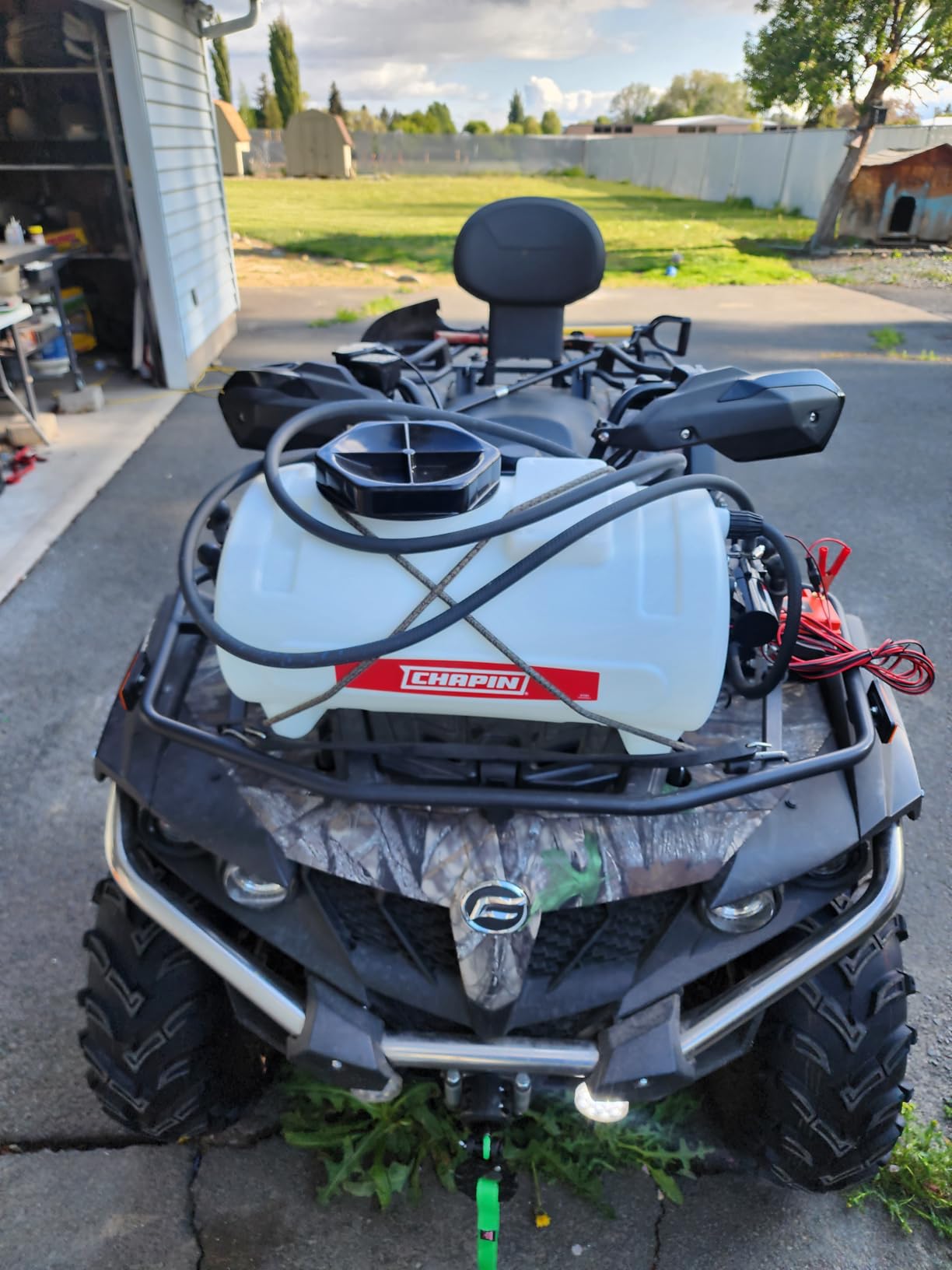 CHAPIN 97084 8-Gallon ATV/UTV Sprayer with 12V Pump & 15-Ft Hose customer photo 2