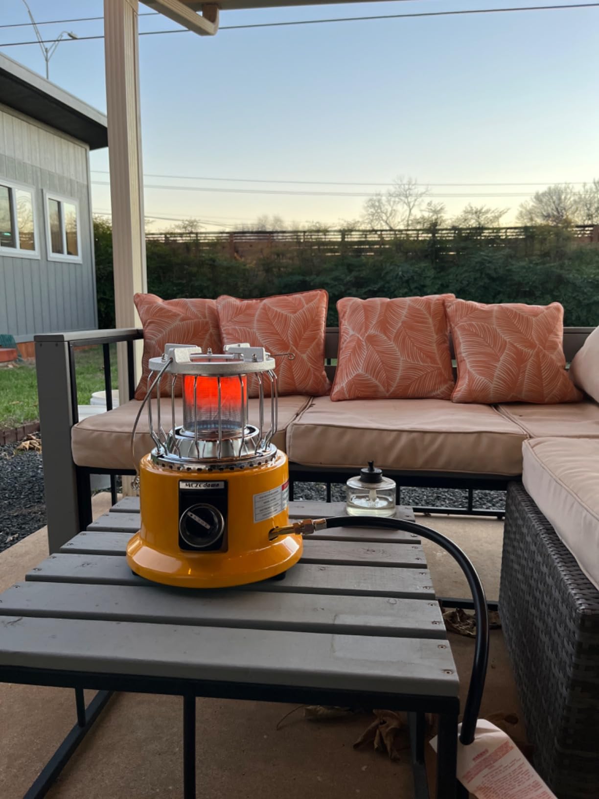 2 in 1 Propane Heater & Stove, 13000 BTU Portable Propane Heater with Handle, Outdoor Heater Gas Stove for Patio, Camping, Tent, Ice Fishing, Garage customer photo 2