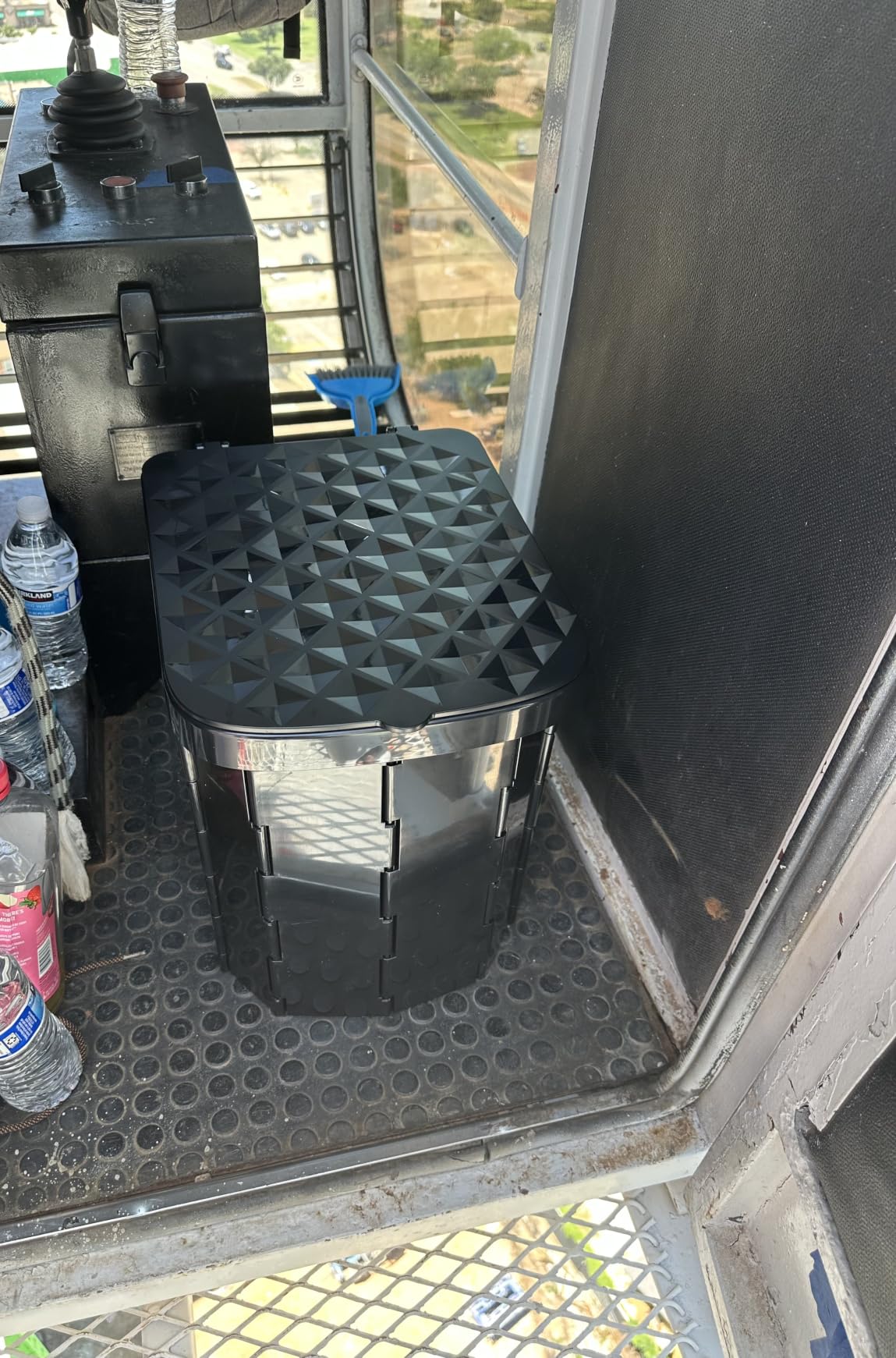 Hapoon XL Portable Folding Camping Toilet For Adults & Kids, Lightweight customer photo 2