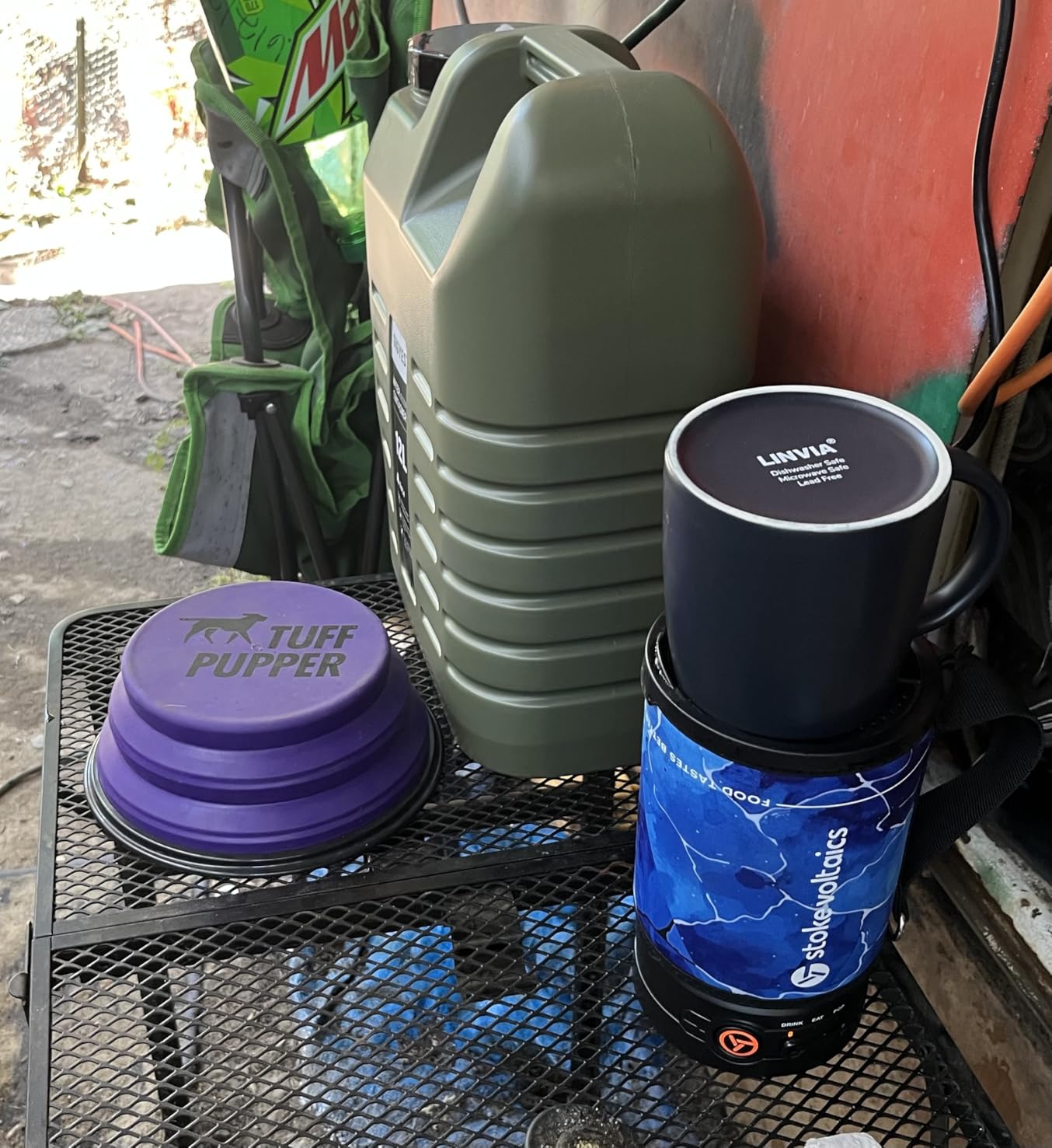 7.4 Gallon Water Jug with Wheels & Folding Handle customer photo 2