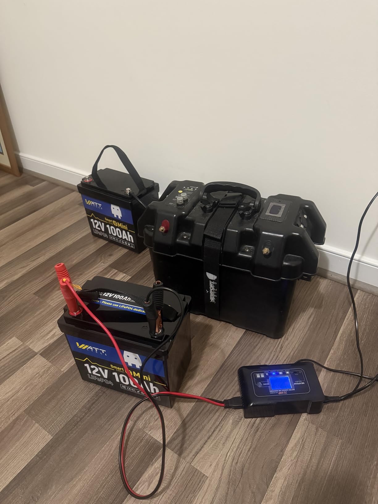 WattCycle 12V 100Ah Mini LiFePO4 Battery with Bluetooth 100A BMS Group 24 customer photo 1