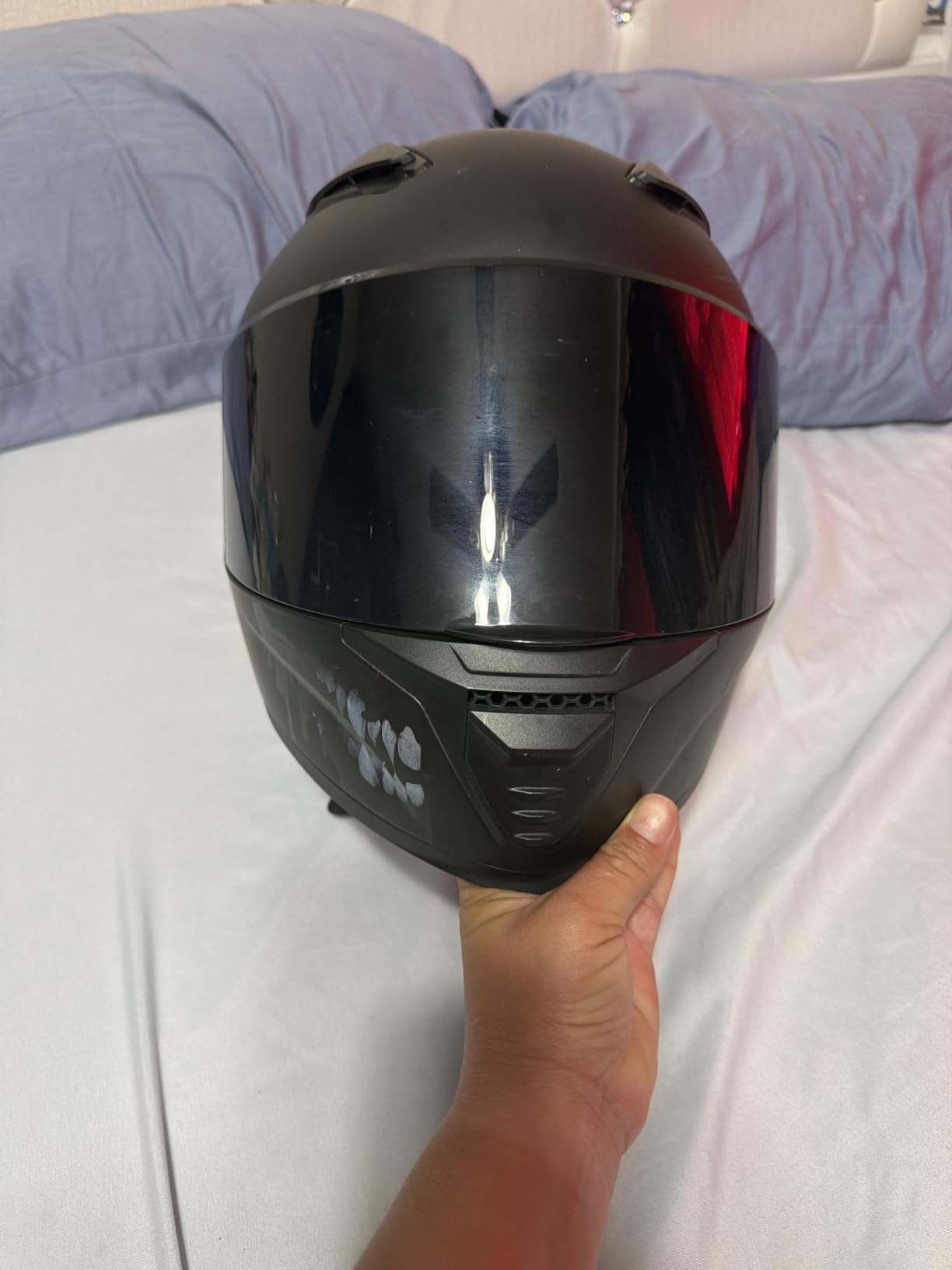 Full Face Motorcycle Helmet WS-607 DOT Approved for Adults customer photo 2