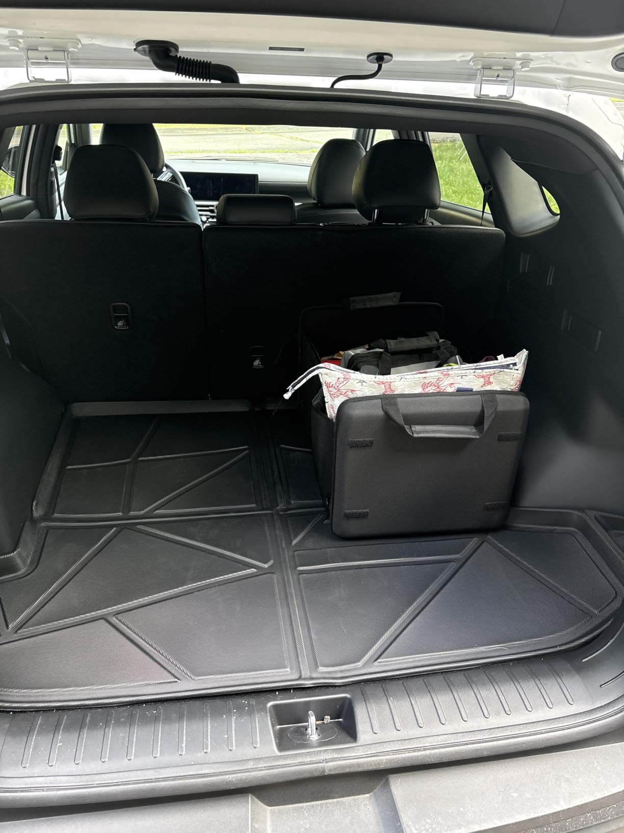 Powerty Trunk Mat for Chevrolet Chevy Traverse 2018-2023, All Weather TPE Cargo Mat Liner for Traverse Rear Trunk customer photo 2