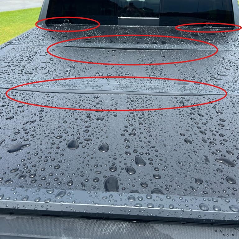 FRP Hard Tri-Fold Tonneau Cover Truck Bed for 2017-2026 Honda Ridgeline with 5'4