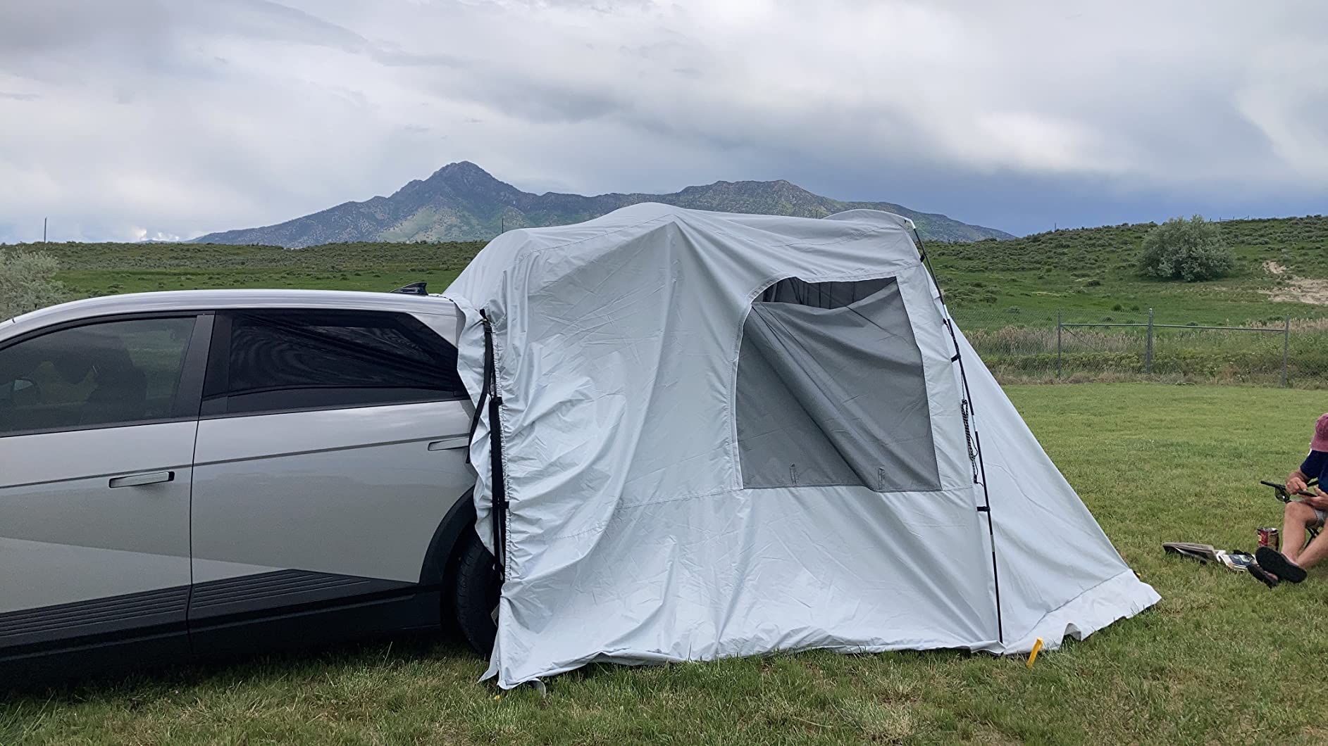 KAMPKEEPER SUV Car Tent, Tailgate Shade Awning Tent for Camping, Vehicle Camping Tents Outdoor Travel customer photo 1