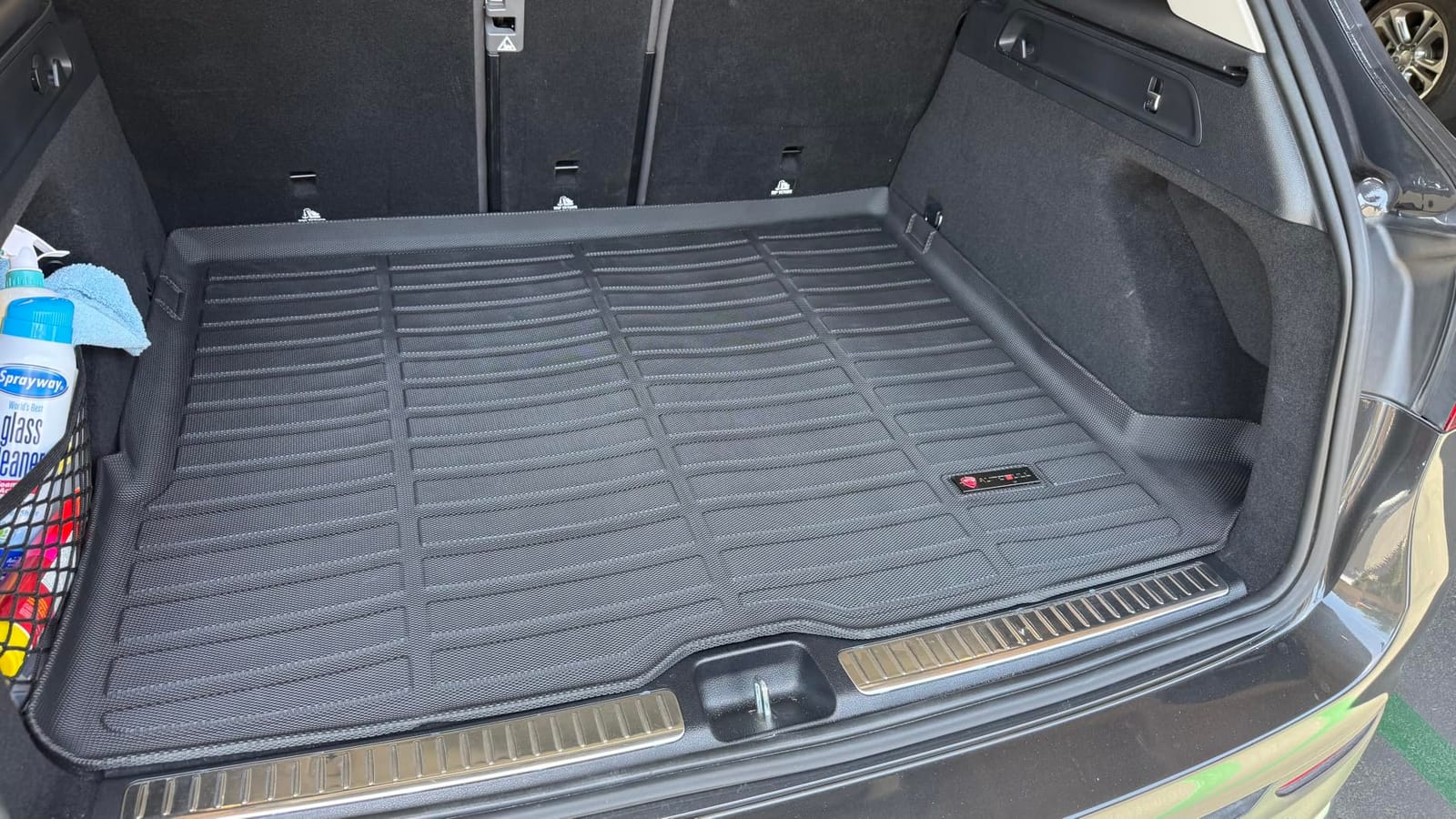 Cargo Liner Compatible with 2015-2024 Ford Edge Cargo Mat，All Weather Protection Trunk Liner Rear Trunk mat，Black customer photo 1