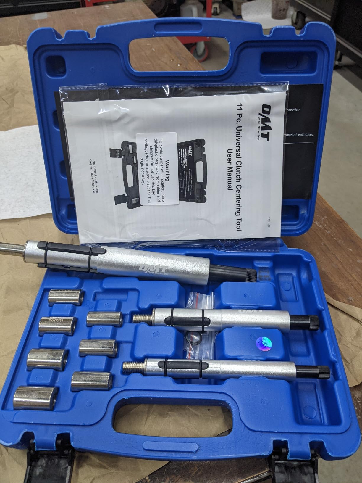 Orion Motor Tech OMT Clutch Alignment Tool Kit for Clutch Disc Alignment customer photo 2