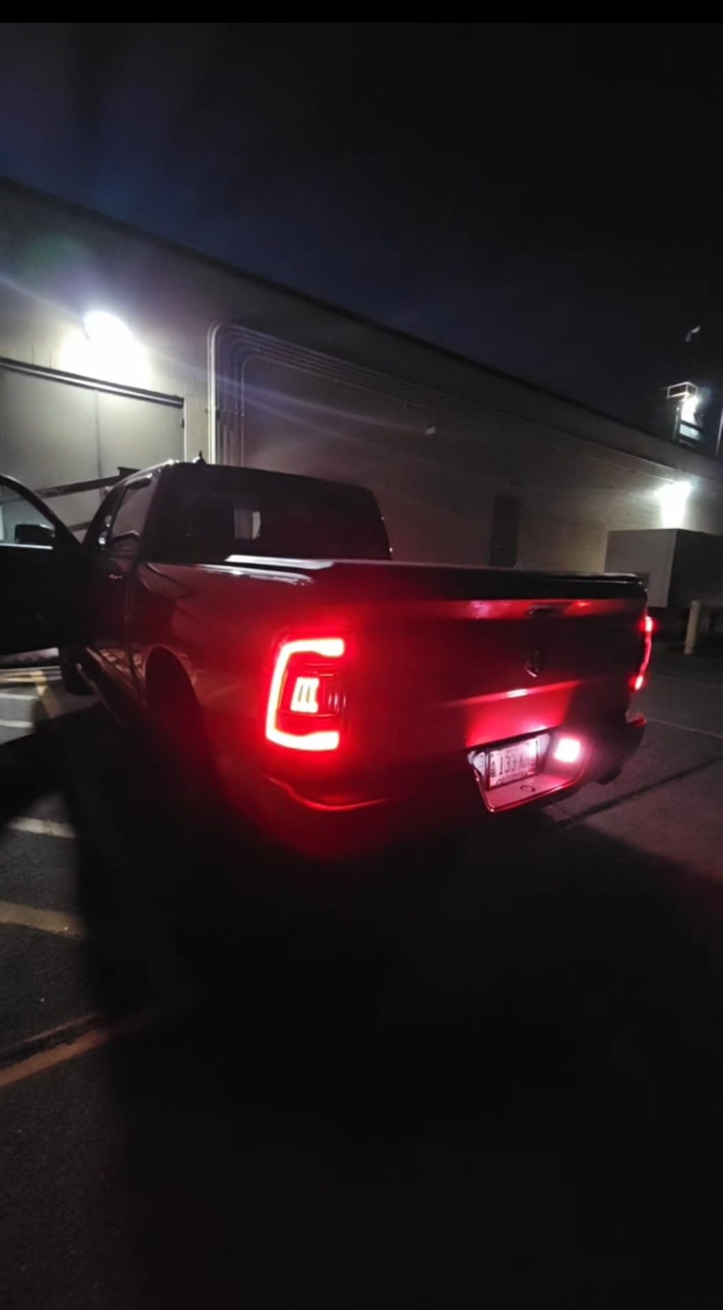 VLAND Tail Lights Compatible with 4th Gen Dodge Ram 1500 2009-2018 Ram 2500/3500 2010-2018, Rear Lights w/Startup Animation w/Amber Sequential, Fit Led/Halogen Models One Set Color Clear customer photo 1