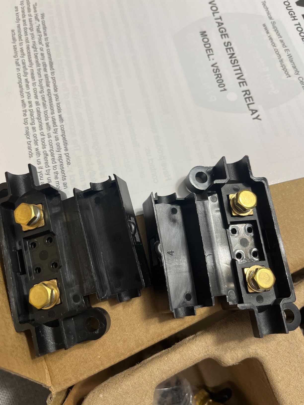 VEVOR Split Charge Relay Kit, 6mtr 12V, Automatic Dual Battery Isolator Kit customer photo 1
