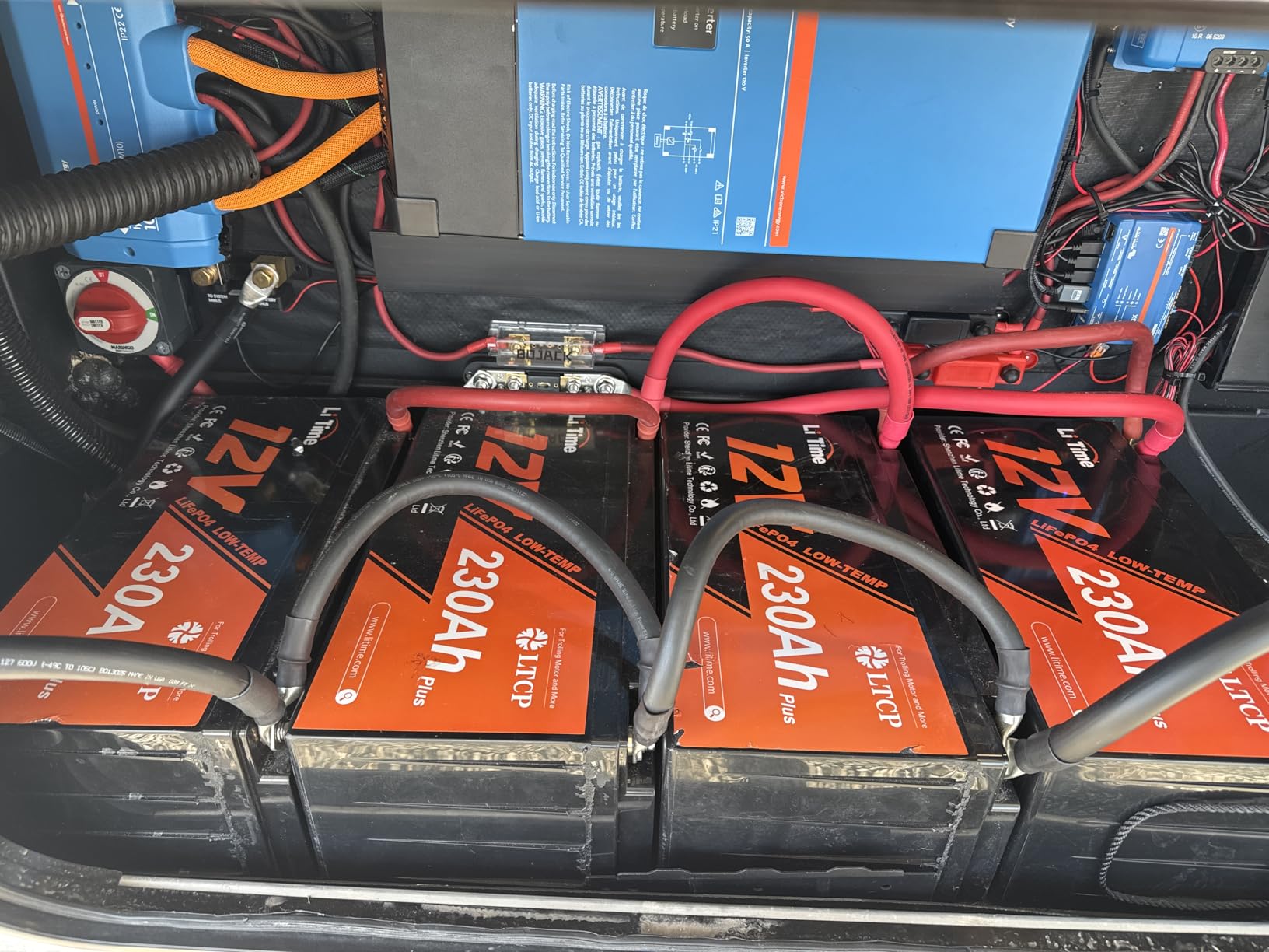 Litime 12V 100Ah LiFePO4 Battery, Group 24 Lithium Batteries for RV, Camper customer photo 2