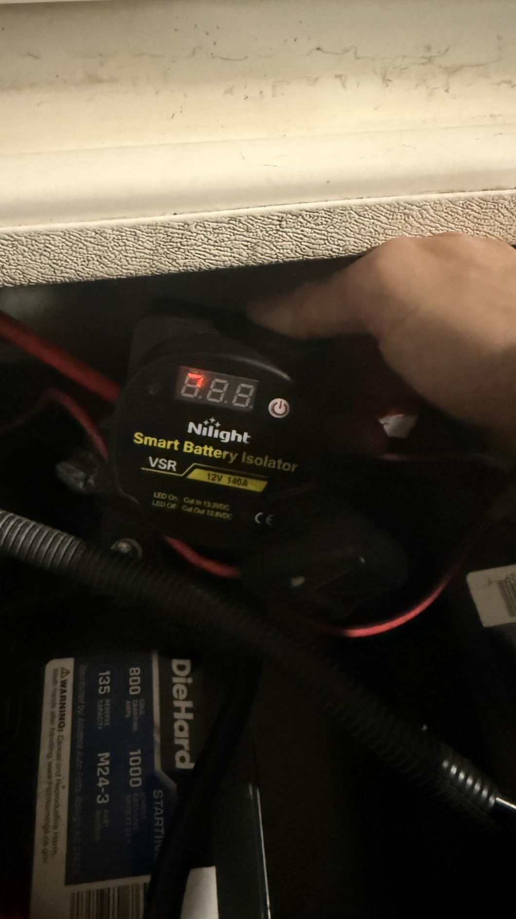 Nilight 12V 140A Smart Dual Battery Isolator VSR with LED Voltage Display customer photo 2
