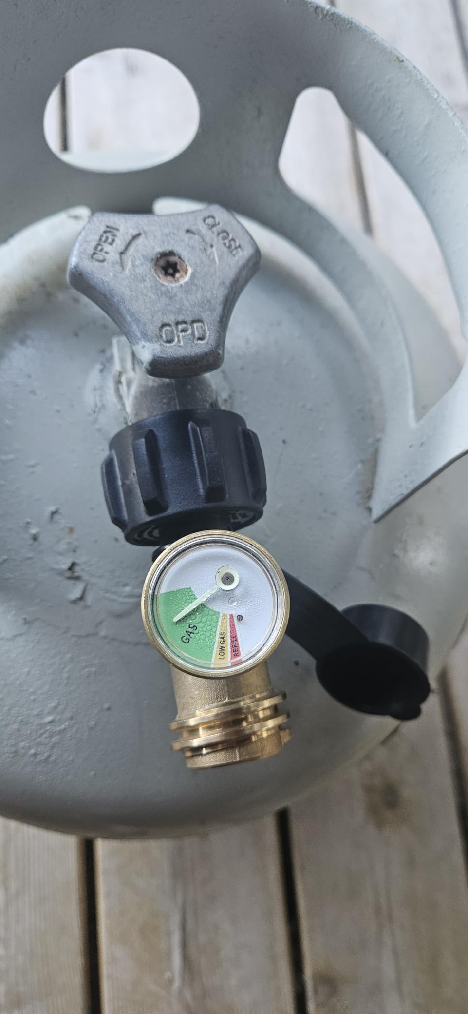 Propane Tank Gauge Level Indicator, for 5-40lb Tanks, QCC1/Type1 Gas Gauge customer photo 2