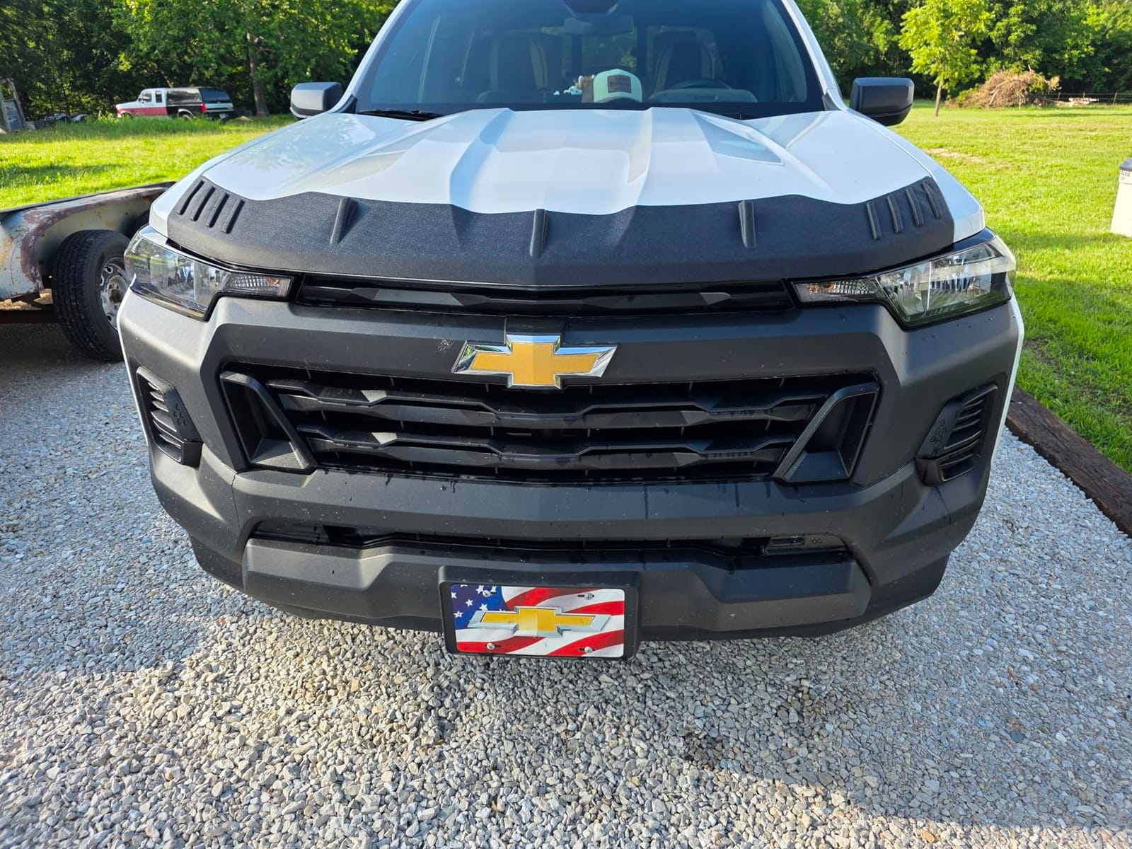 SKTU for 2023 2024 2025 2026 Colorado Dashboard Organizer 2023-2026 Chevy Colorado/Canyon Behind Screen Organizer 2024 2025 2026 Chevy Colorado Accessories with Phone Holder (Not for Speakers on Dash) customer photo 2