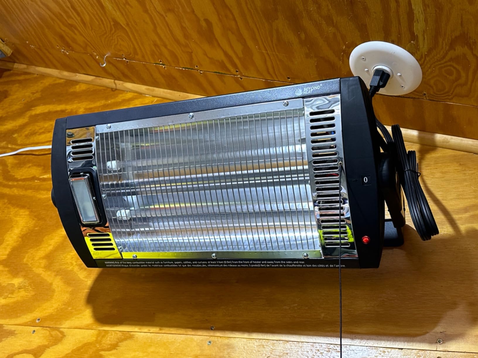 BEYOND HEAT Electric Garage Heater 120V, 1500W Radiant Space Heater, 2-Pack customer photo 1